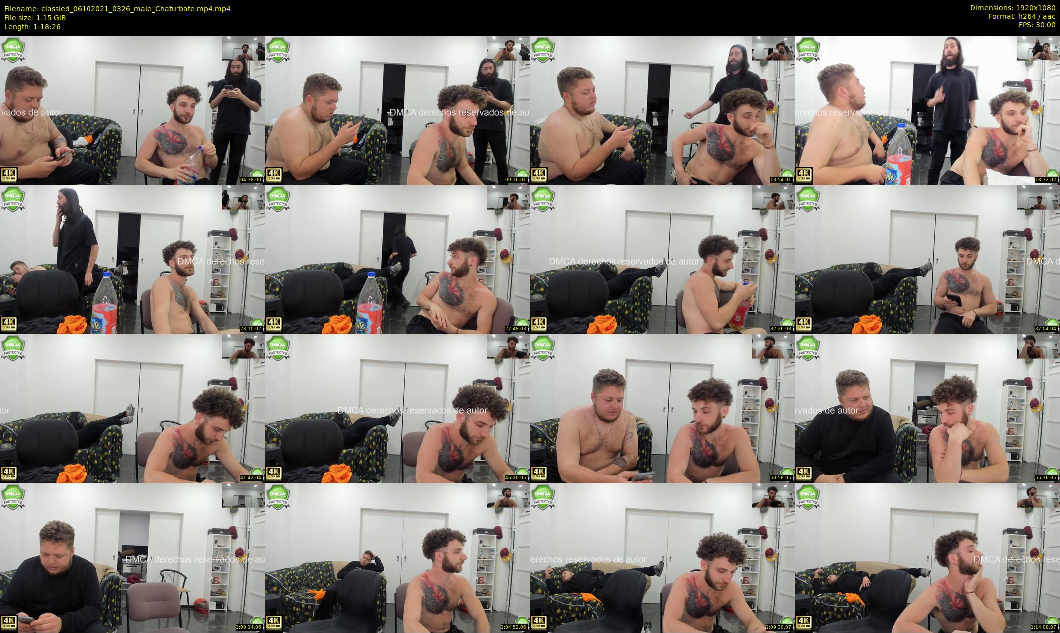 classied — 79 minute Chaturbate male cam show recording, 1080p, Oct 6, 2021