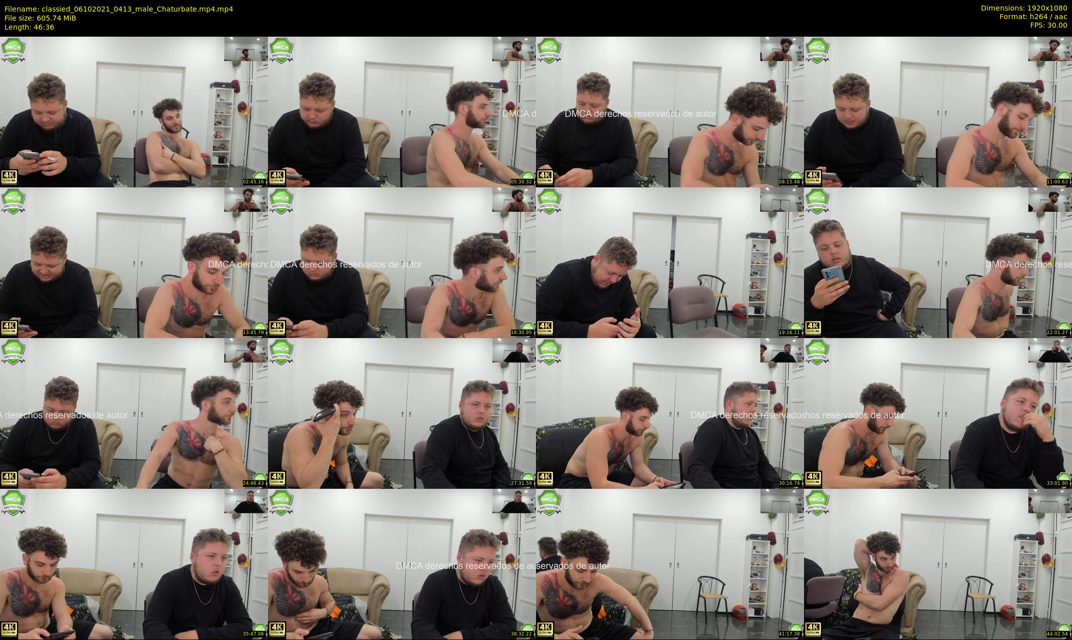 classied — 47 minute Chaturbate male cam show recording, 1080p, Oct 6, 2021