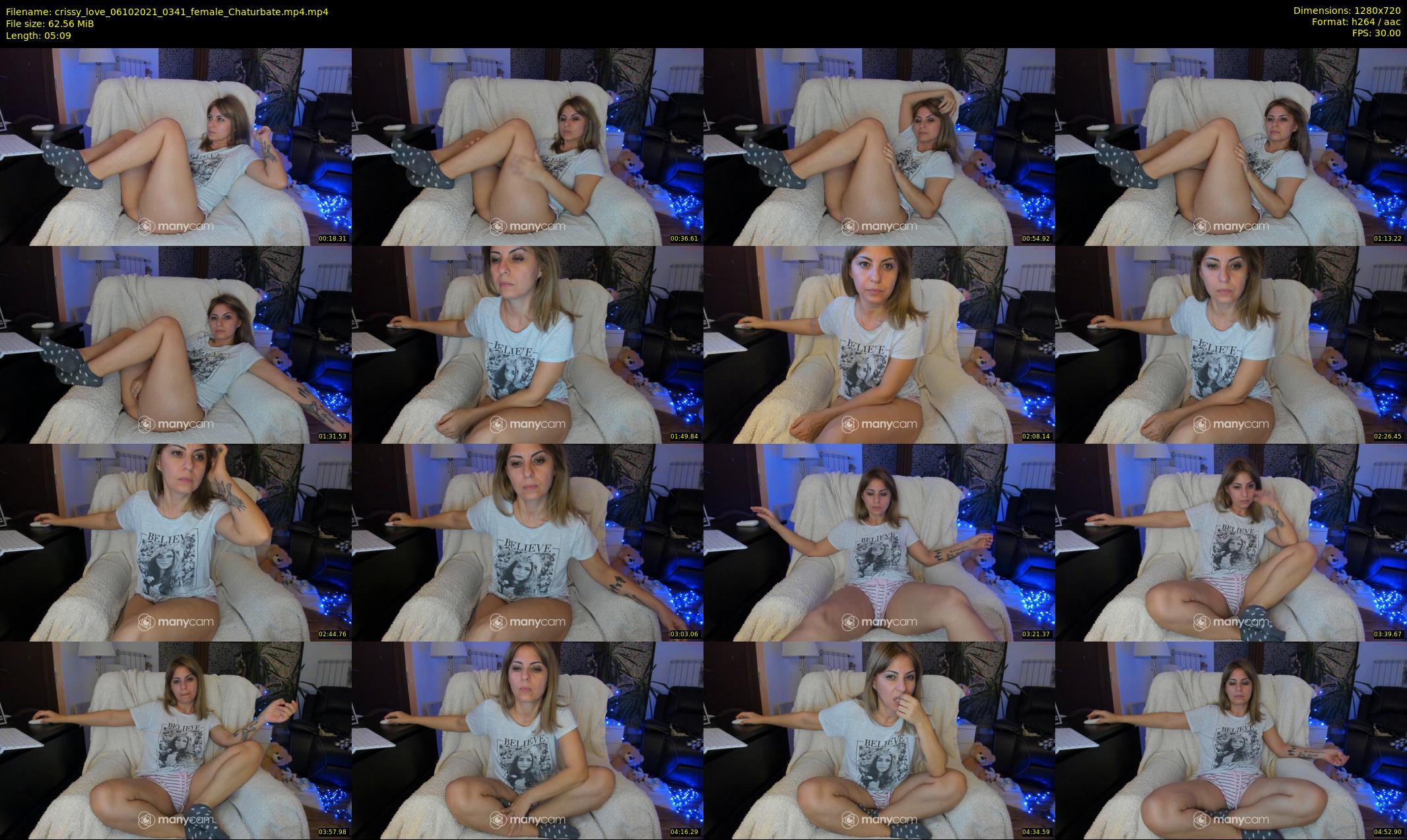 crissy_love — 6 minute Chaturbate female cam show recording, 720p, Oct 6, 2021