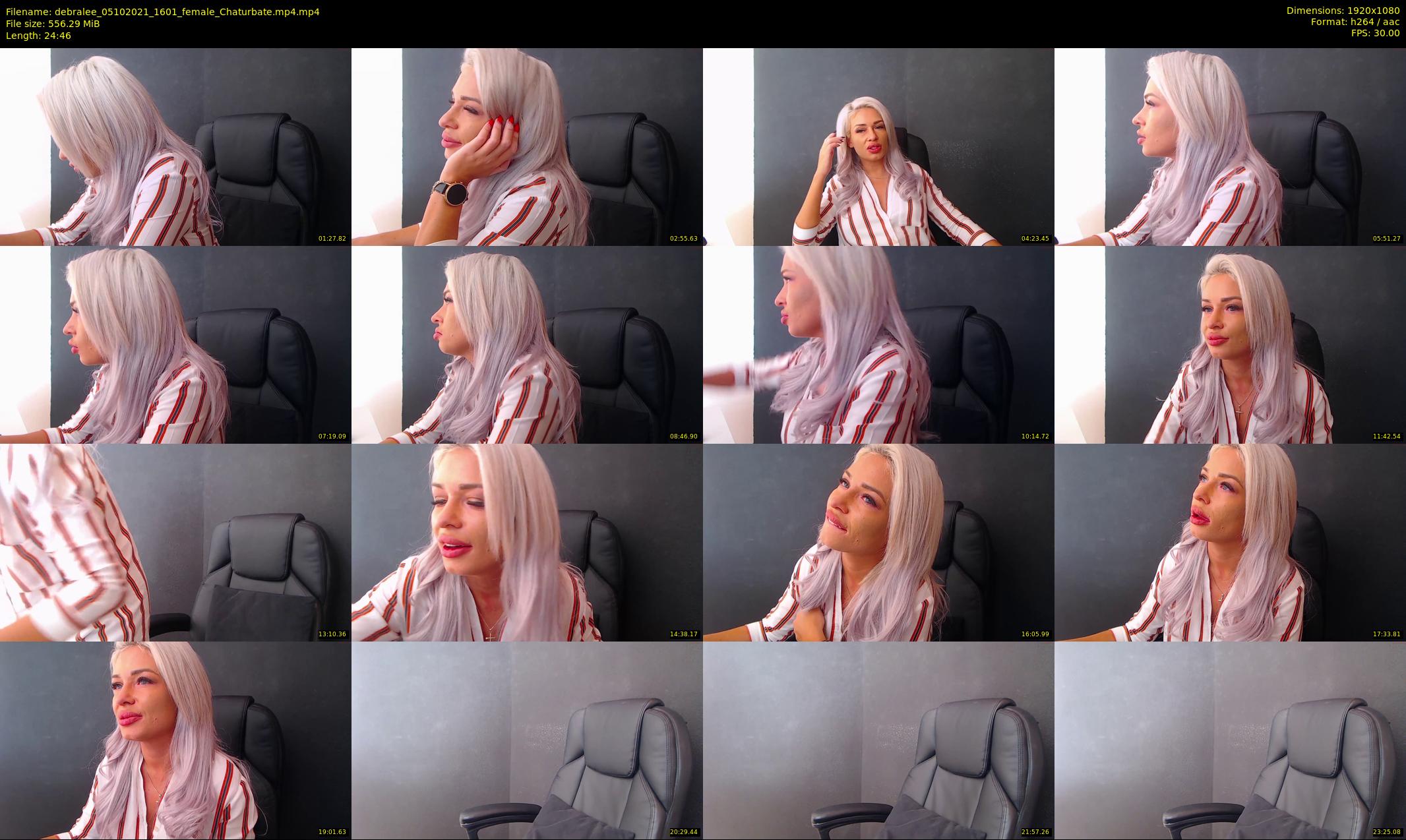 debralee — 25 minute Chaturbate female cam show recording, 1080p, Oct 5, 2021