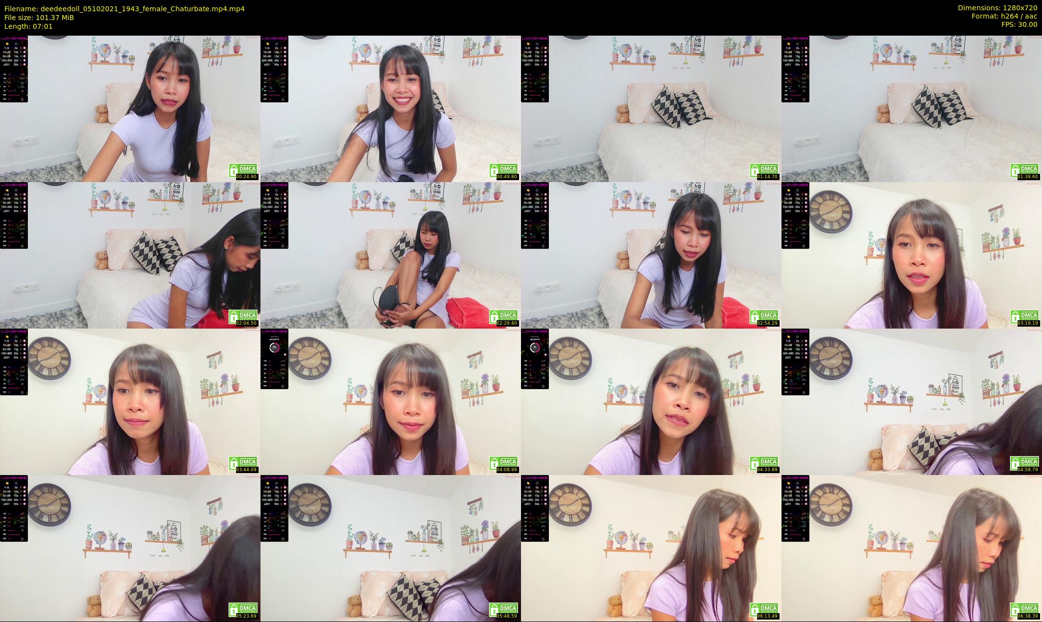 deedeedoll — 8 minute Chaturbate female cam show recording, 720p, Oct 5, 2021