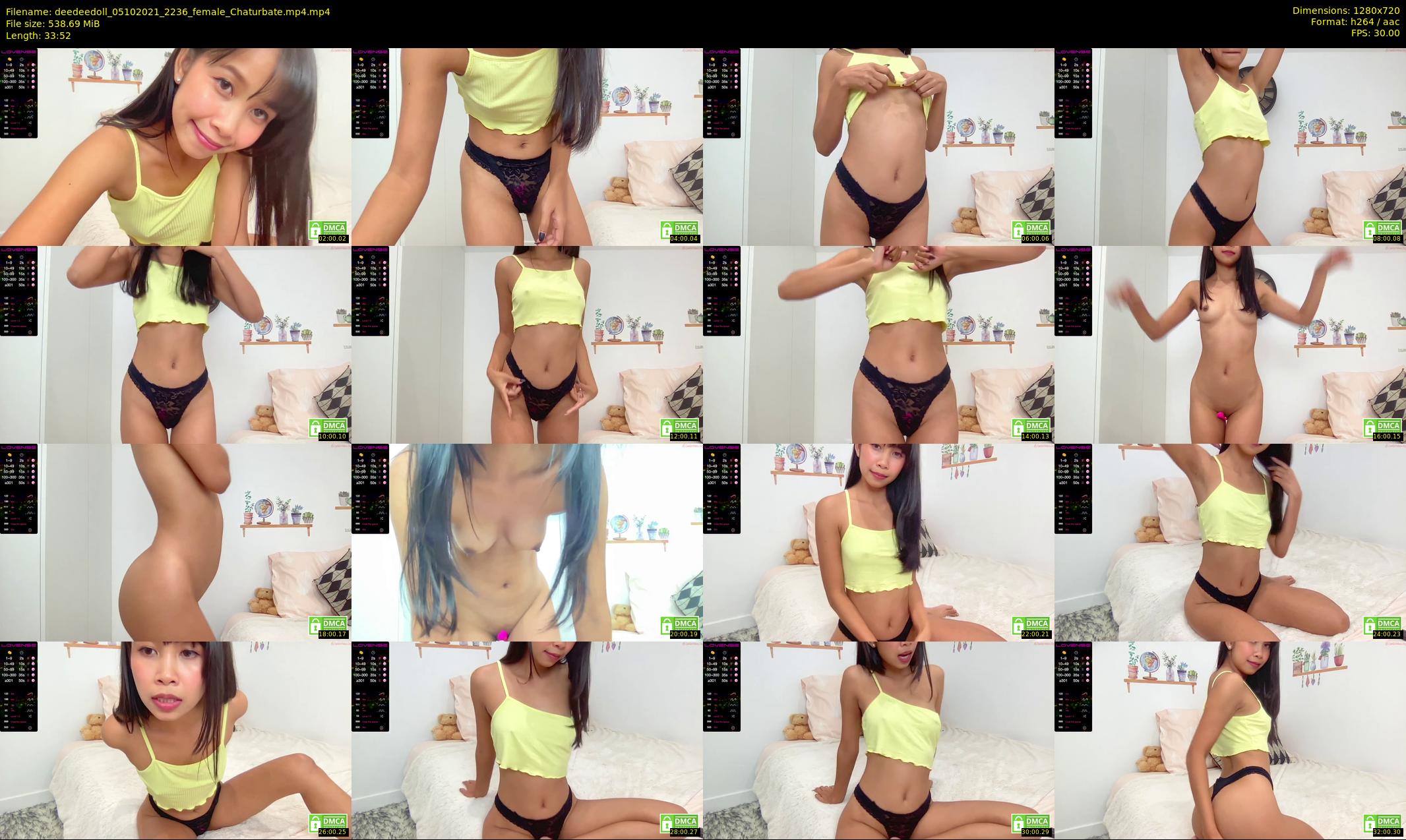 deedeedoll — 34 minute Chaturbate female cam show recording, 720p, Oct 5, 2021