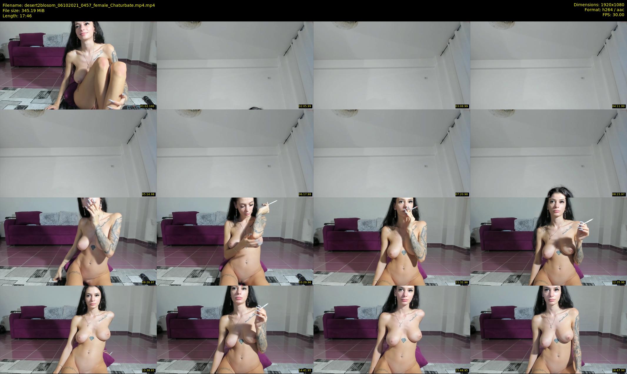 desert2blosom — 18 minute Chaturbate female cam show recording, 1080p, Oct 6, 2021
