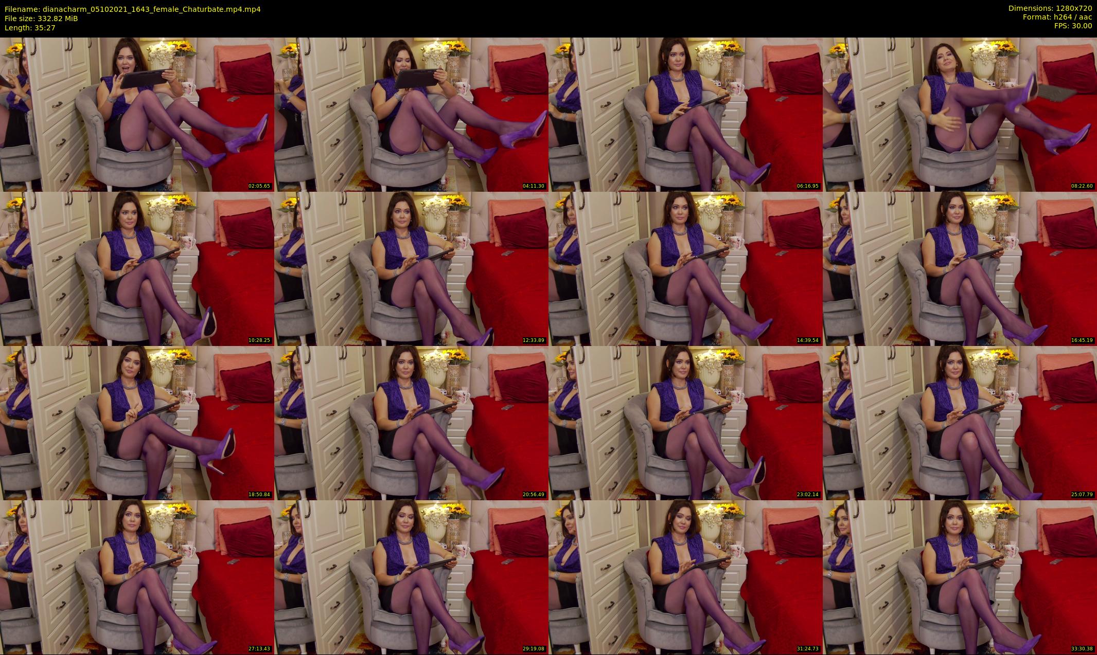 dianacharm — 36 minute Chaturbate female cam show recording, 720p, Oct 5, 2021