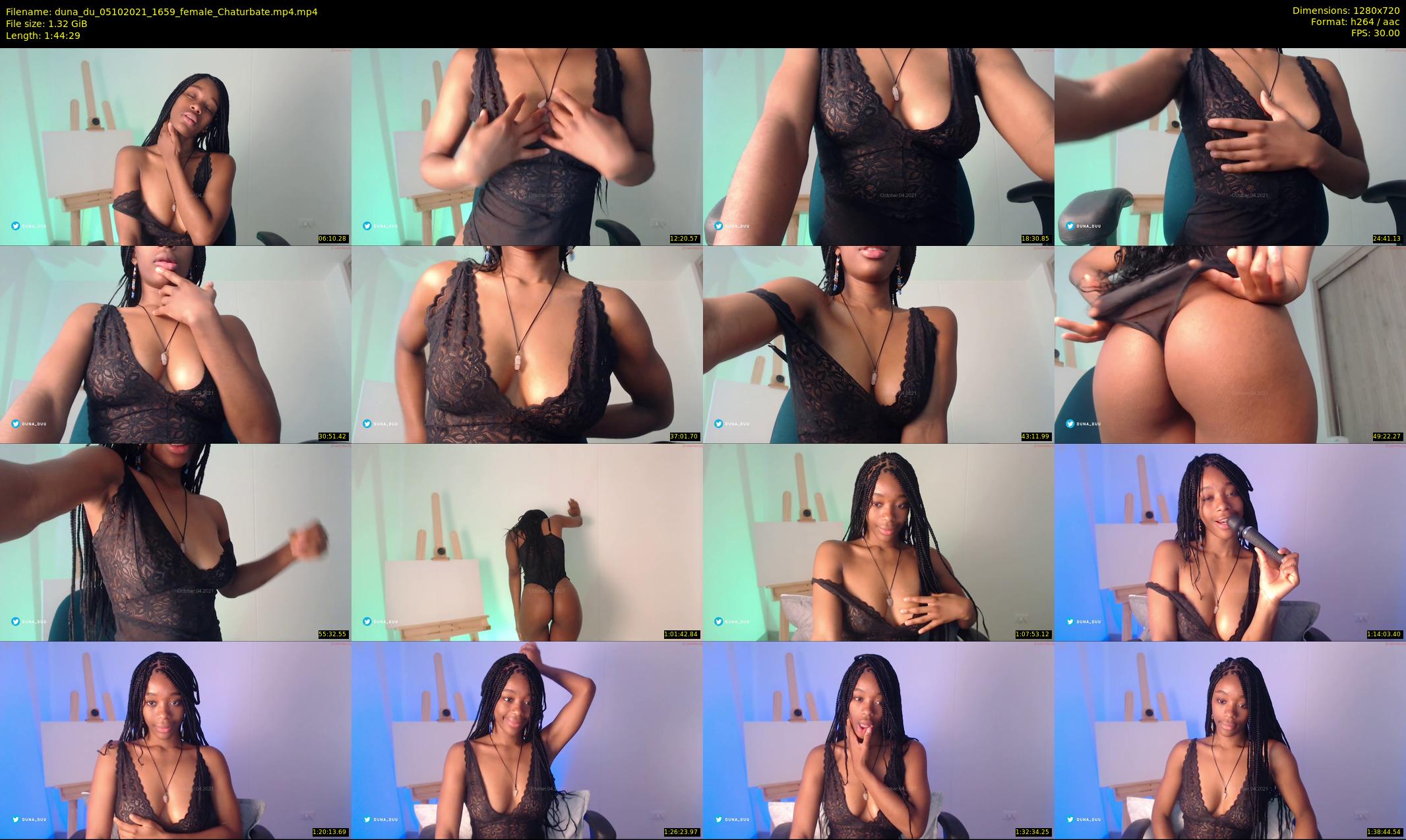 duna_du — 105 minute Chaturbate female cam show recording, 720p, Oct 5, 2021