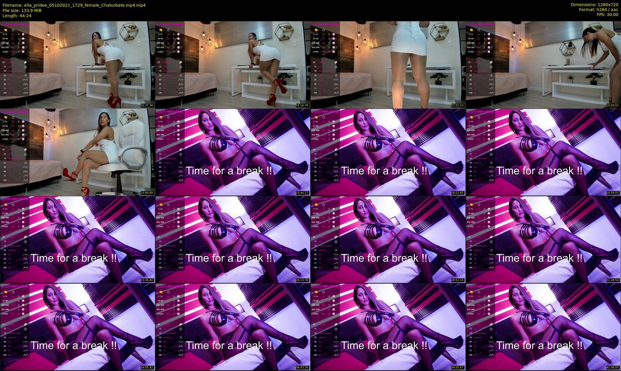 ella_pridee — 45 minute Chaturbate female cam show recording, 720p, Oct 5, 2021