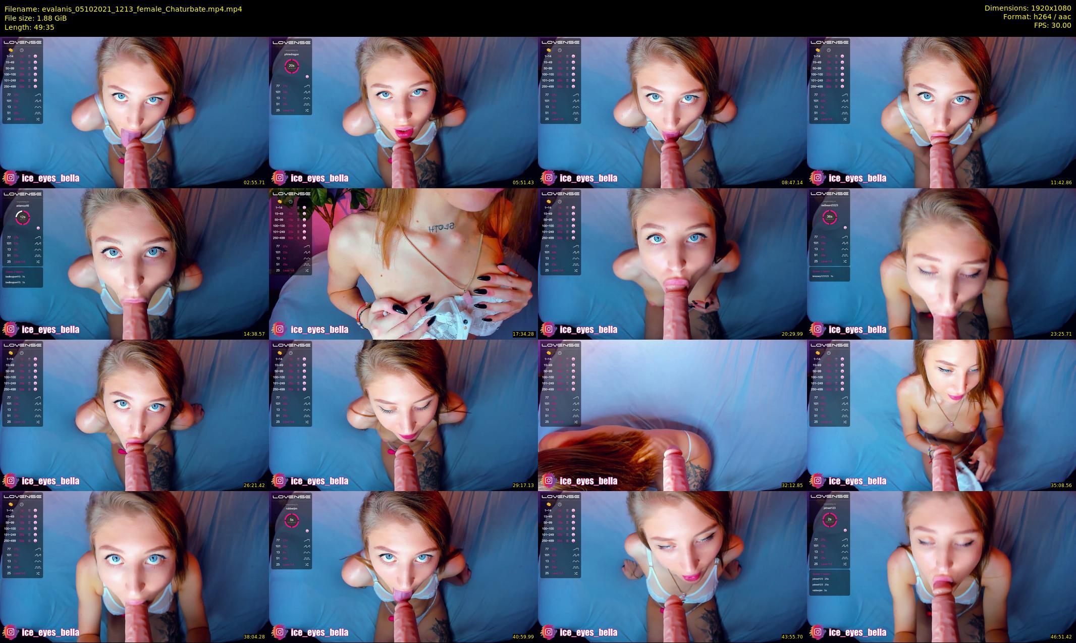 evalanis — 50 minute Chaturbate couple cam show recording, 1080p, Oct 5, 2021