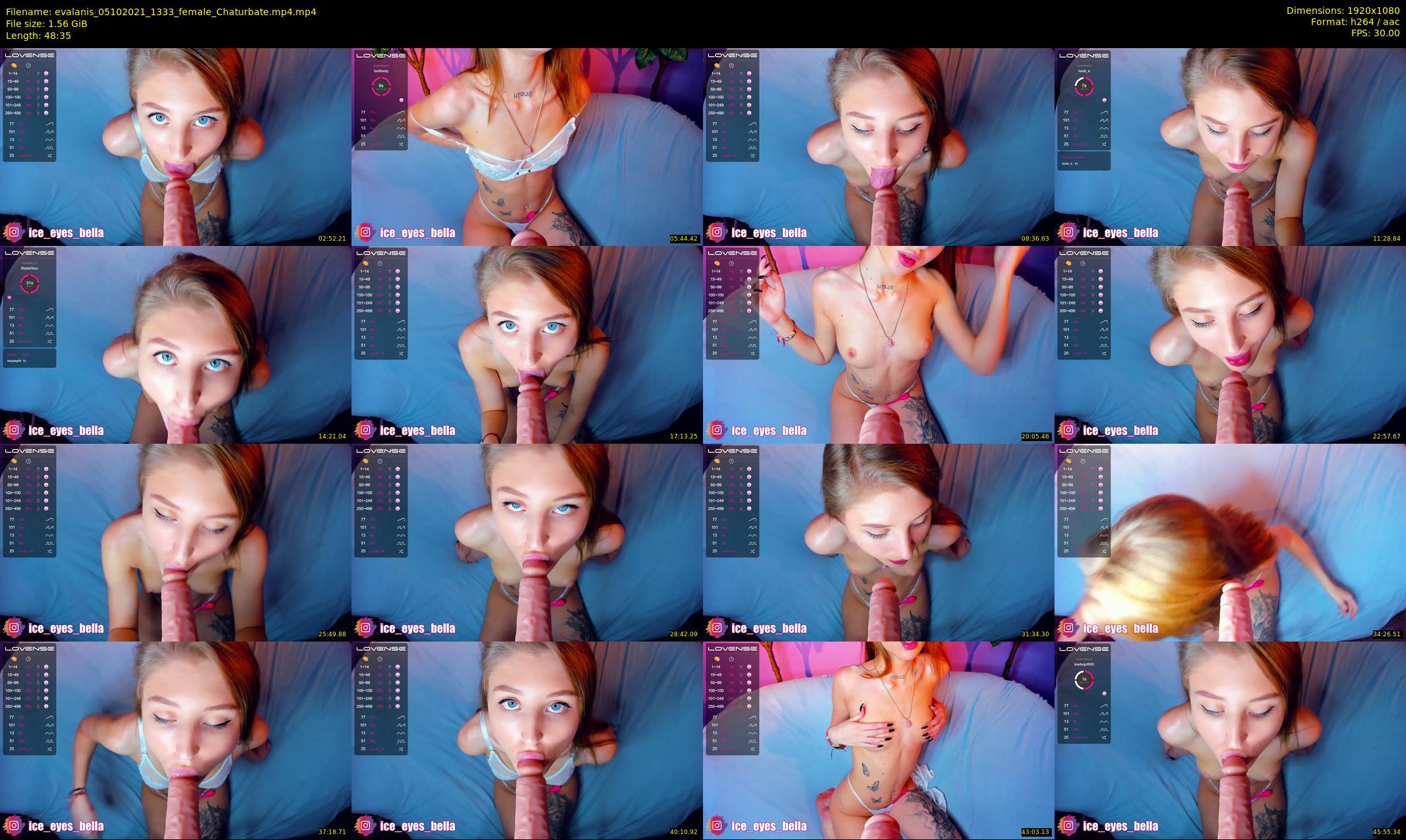 evalanis — 49 minute Chaturbate couple cam show recording, 1080p, Oct 5, 2021