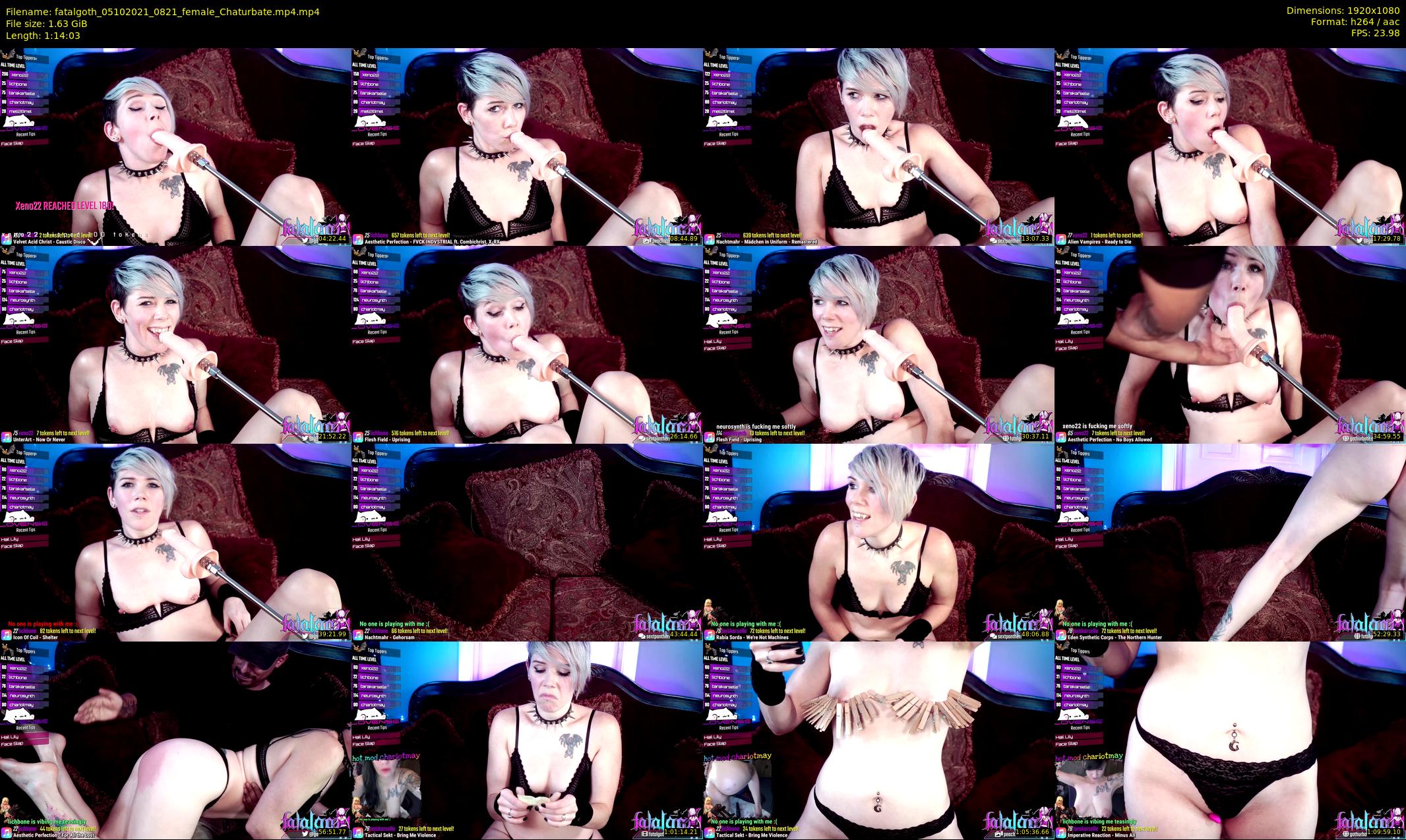 fatalgoth — 75 minute Chaturbate couple cam show recording, 1080p, Oct 5, 2021