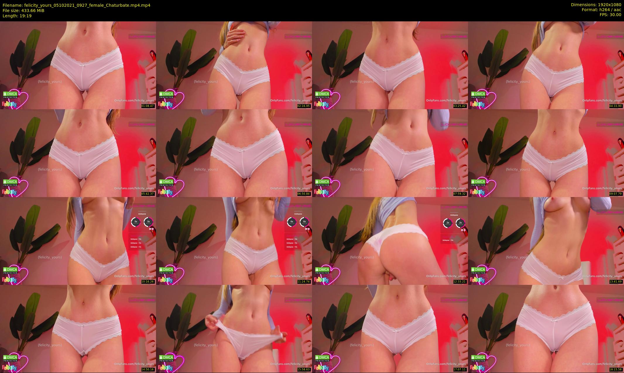 felicity_yours — 20 minute Chaturbate female cam show recording, 1080p, Oct 5, 2021