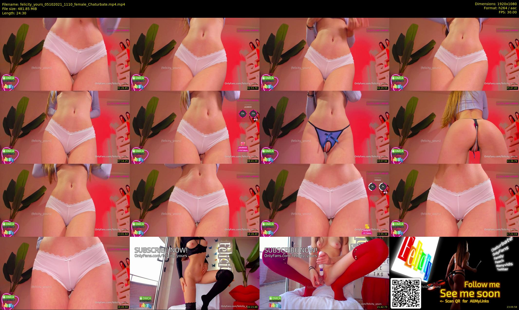 felicity_yours — 25 minute Chaturbate female cam show recording, 1080p, Oct 5, 2021