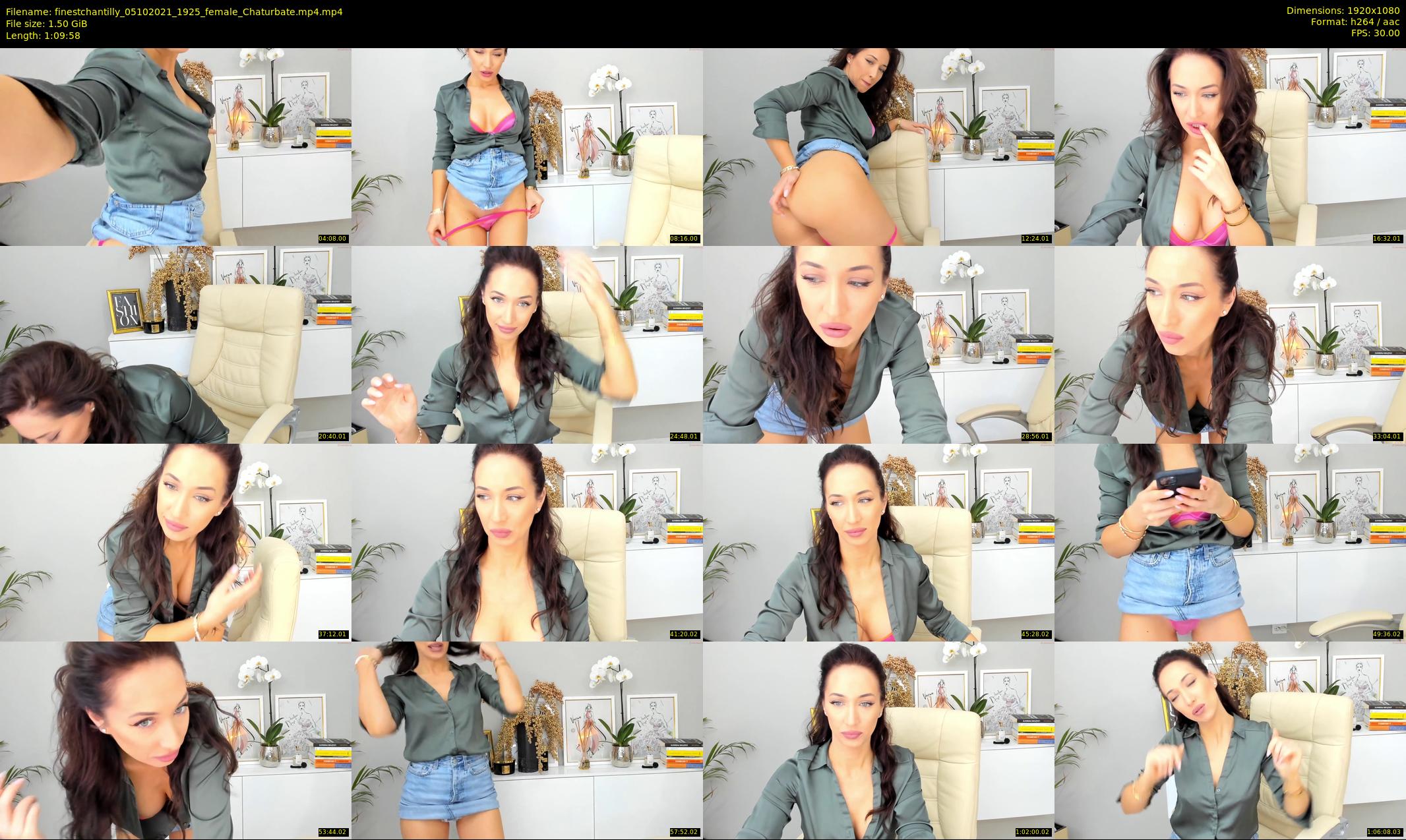 finestchantilly — 70 minute Chaturbate female cam show recording, 1080p, Oct 5, 2021