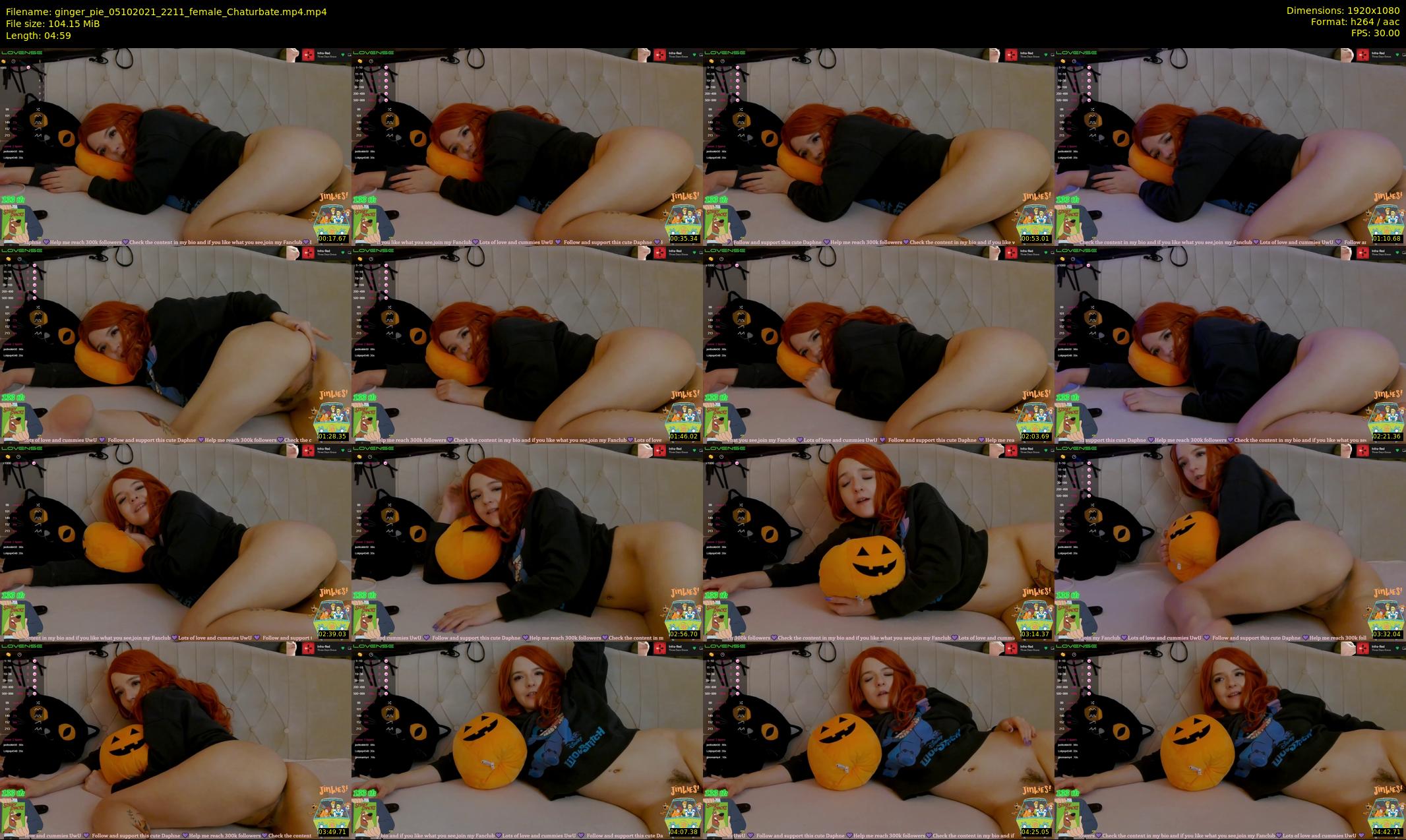 ginger_pie — 5 minute Chaturbate female cam show recording, 1080p, Oct 5, 2021