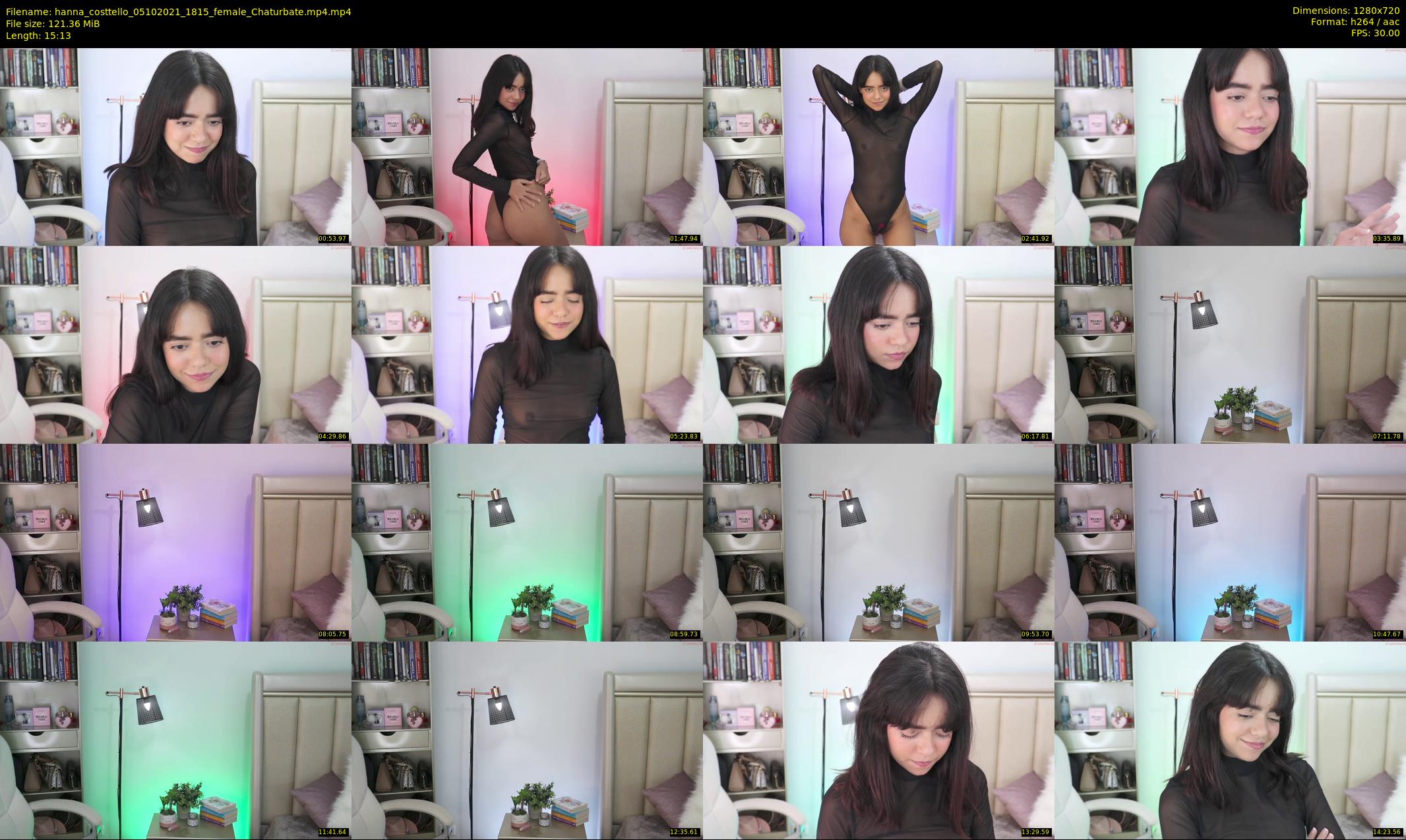 hanna_costtello — 16 minute Chaturbate female cam show recording, 720p, Oct 5, 2021