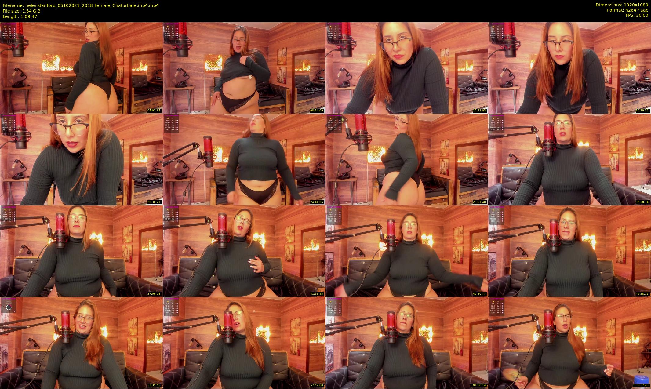 helenstanford — 70 minute Chaturbate female cam show recording, 1080p, Oct 5, 2021