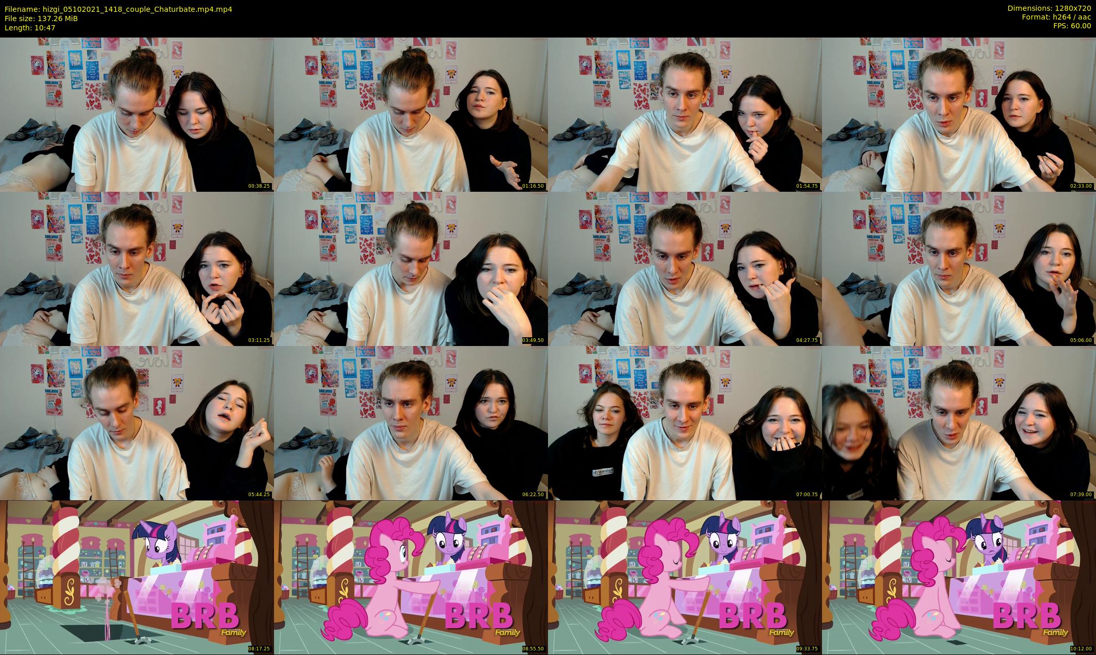 hizgi — 11 minute Chaturbate couple cam show recording, 720p, Oct 5, 2021