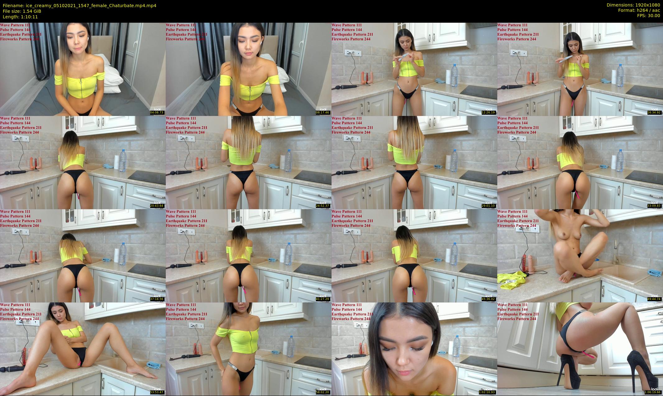 ice_creamy — 71 minute Chaturbate female cam show recording, 1080p, Oct 5, 2021