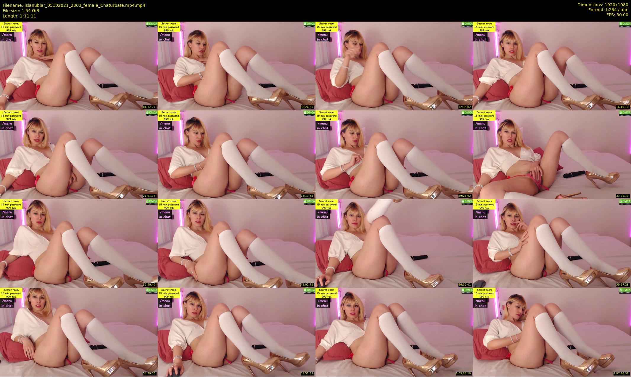 islanublar — 72 minute Chaturbate female cam show recording, 1080p, Oct 5, 2021