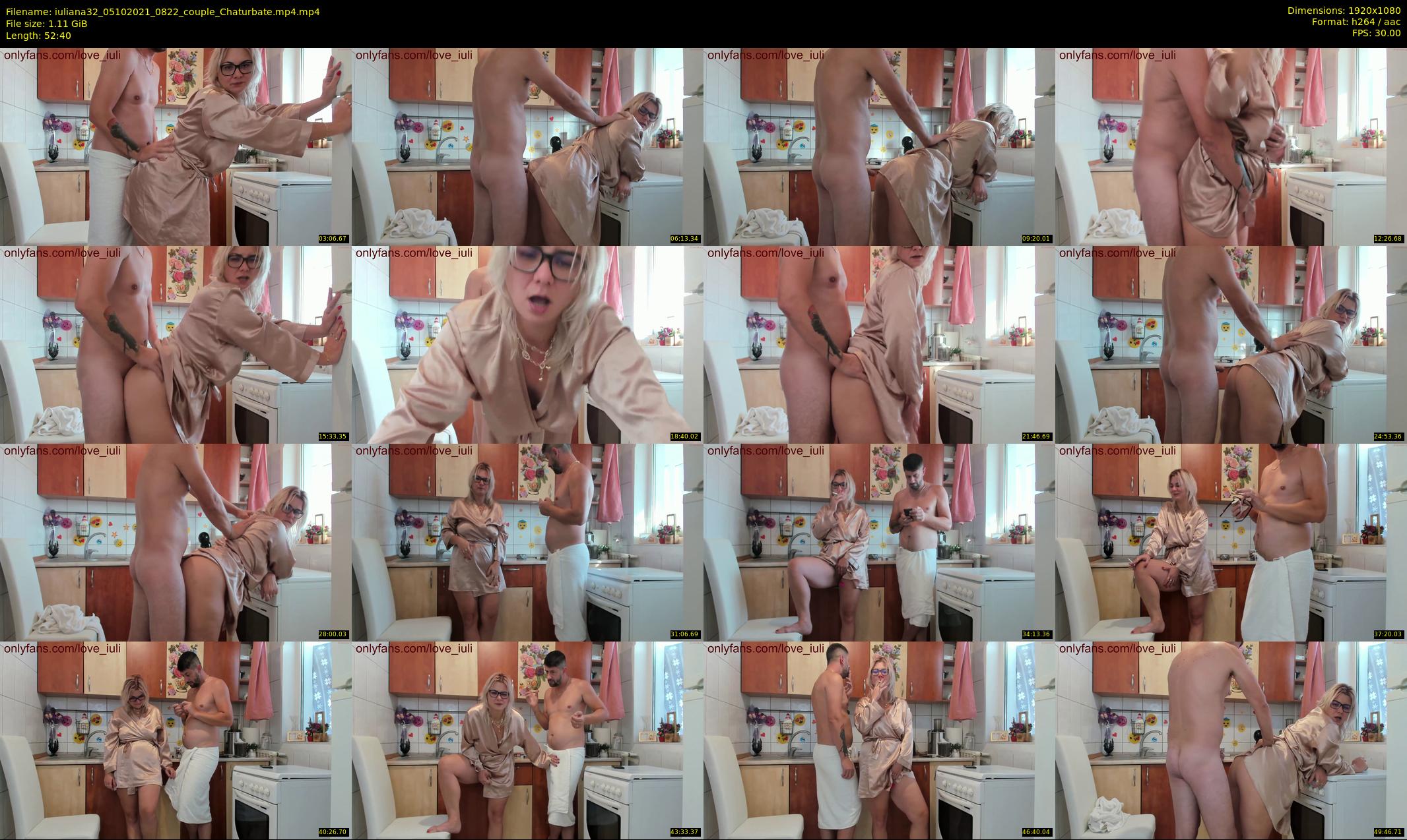 iuliana32 — 53 minute Chaturbate couple cam show recording, 1080p, Oct 5, 2021