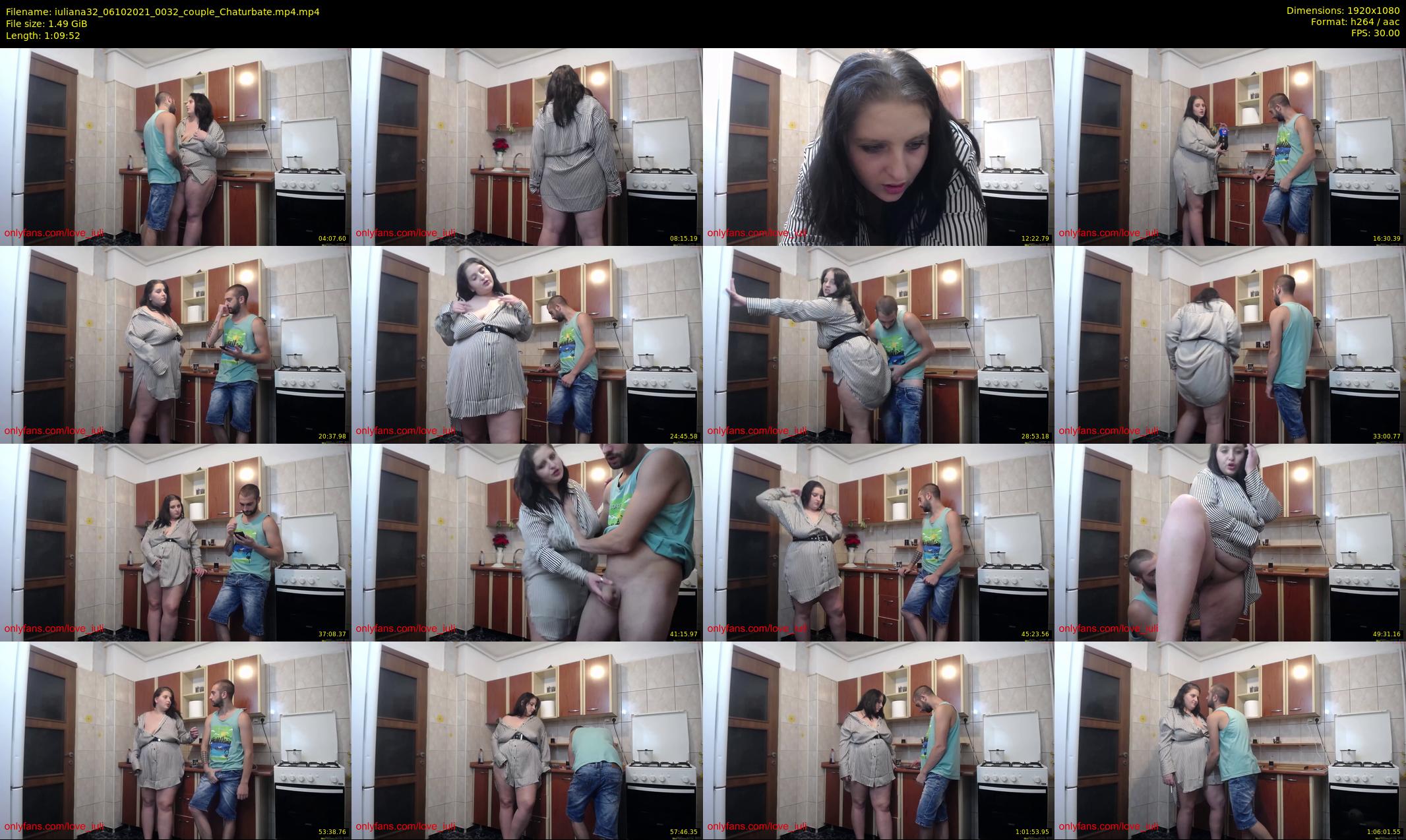 iuliana32 — 70 minute Chaturbate couple cam show recording, 1080p, Oct 6, 2021