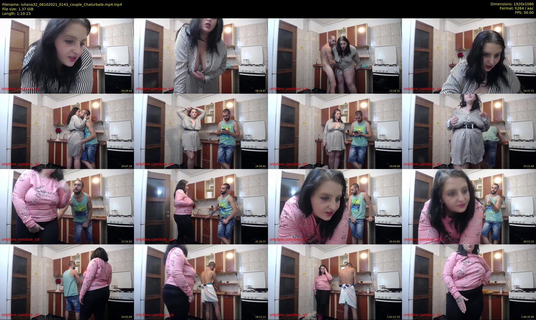iuliana32 — 71 minute Chaturbate couple cam show recording, 1080p, Oct 6, 2021