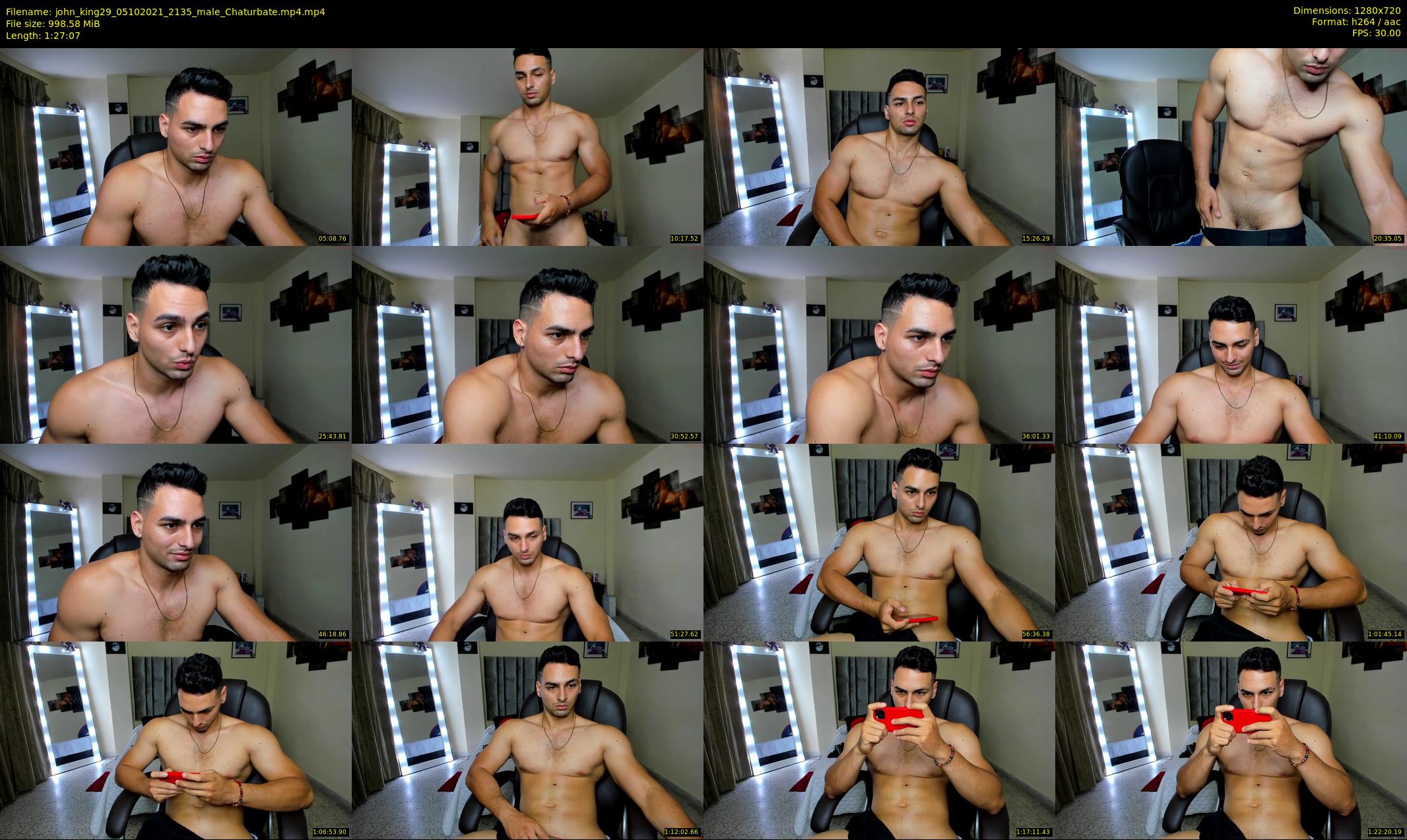 john_king29 — 88 minute Chaturbate male cam show recording, 720p, Oct 5, 2021