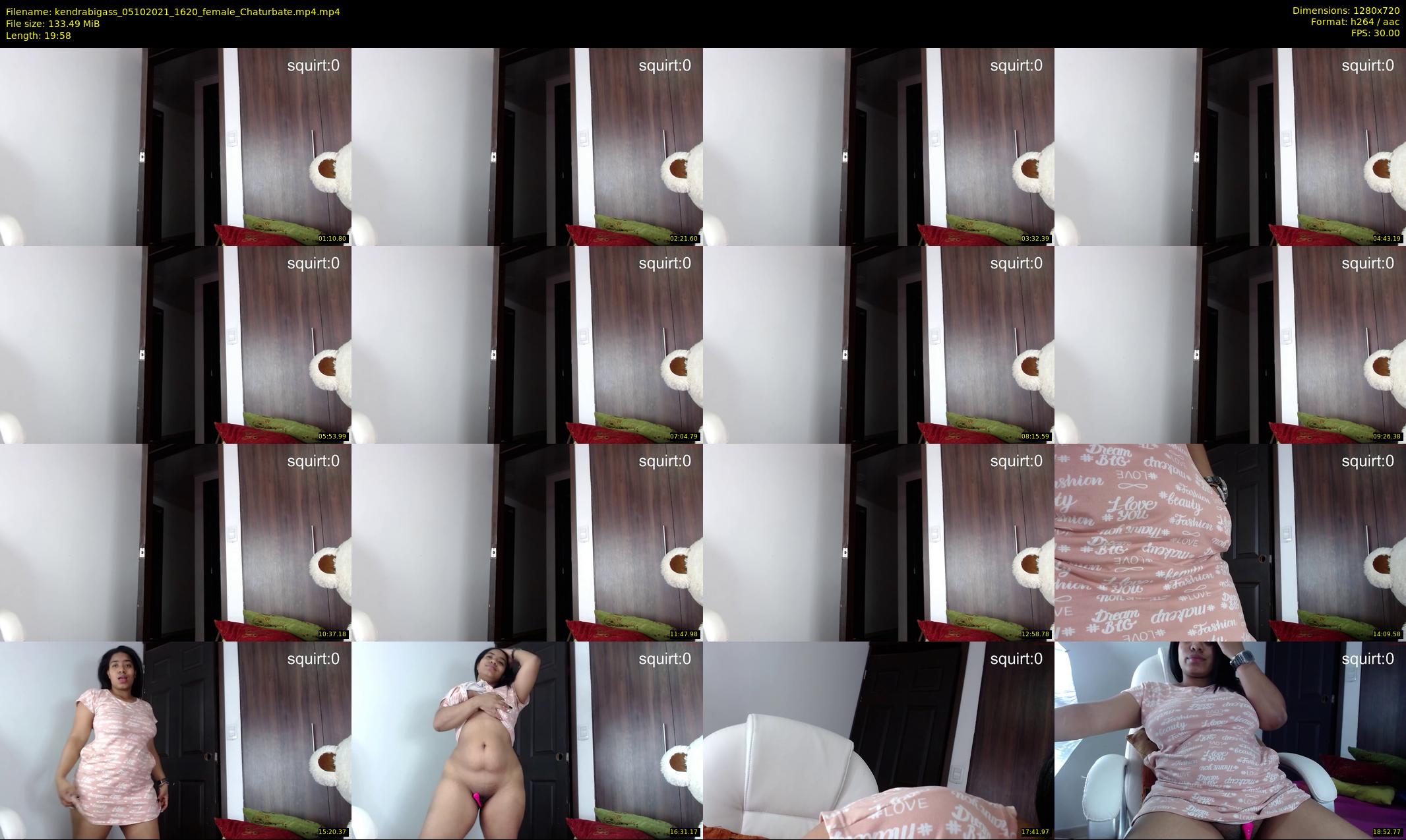 kendrabigass — 20 minute Chaturbate female cam show recording, 720p, Oct 5, 2021