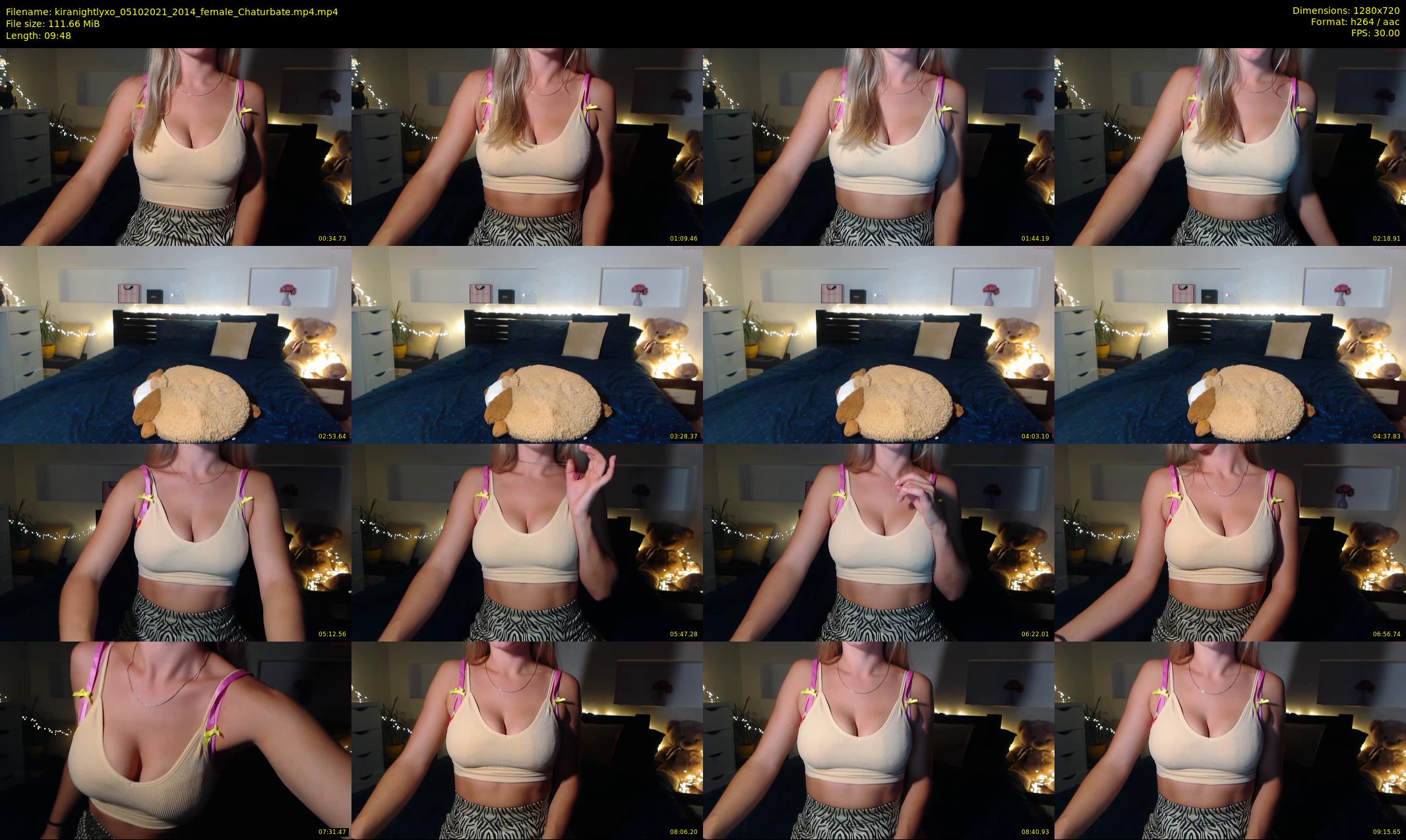 kiranightlyxo — 10 minute Chaturbate female cam show recording, 720p, Oct 5, 2021