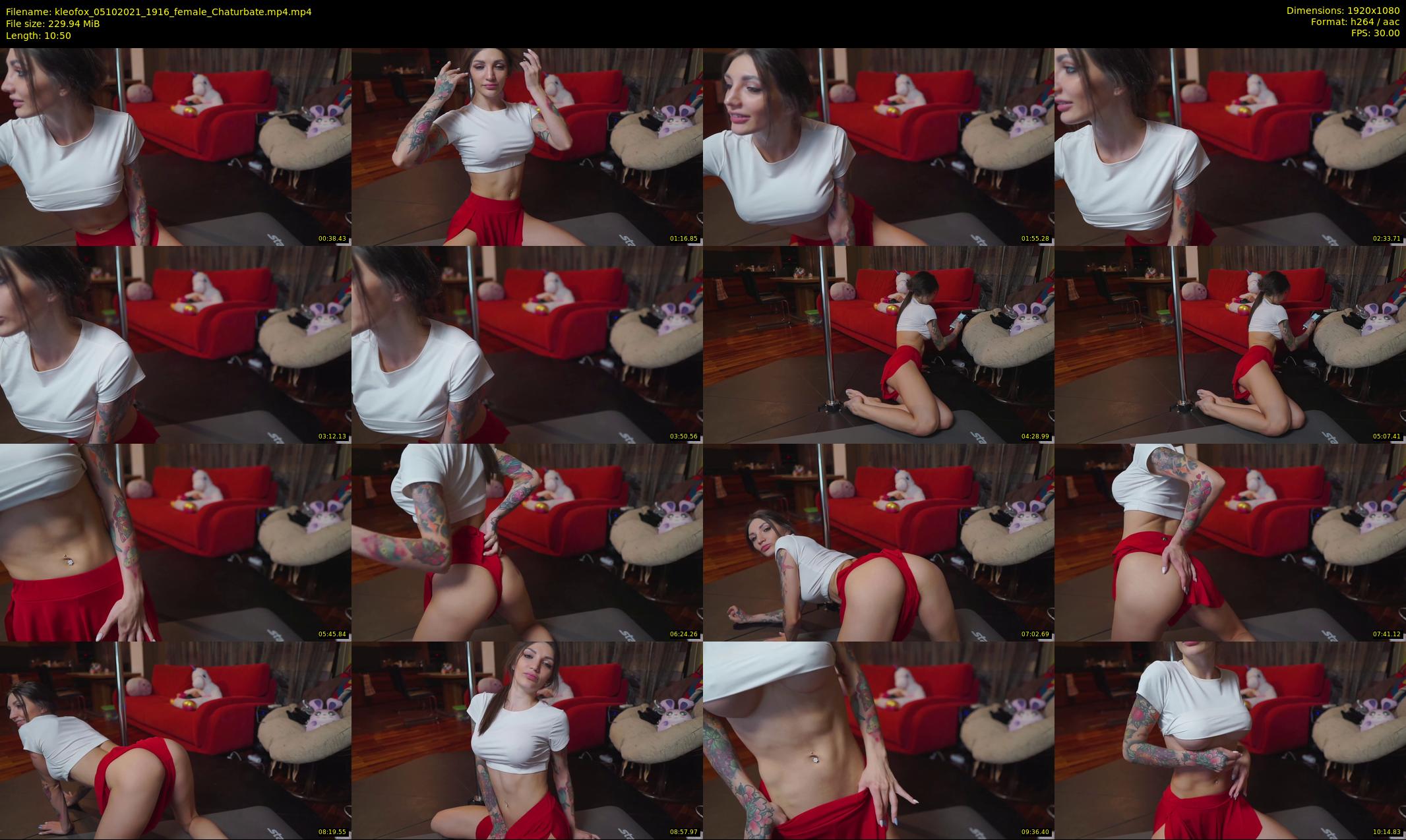 kleofox — 11 minute Chaturbate female cam show recording, 1080p, Oct 5, 2021
