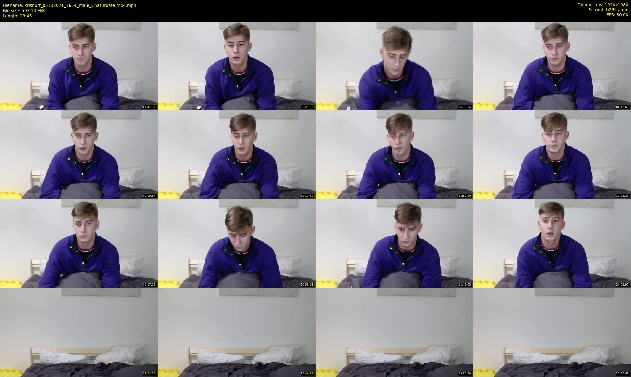 krishort — 29 minute Chaturbate male cam show recording, 1080p, Oct 5, 2021