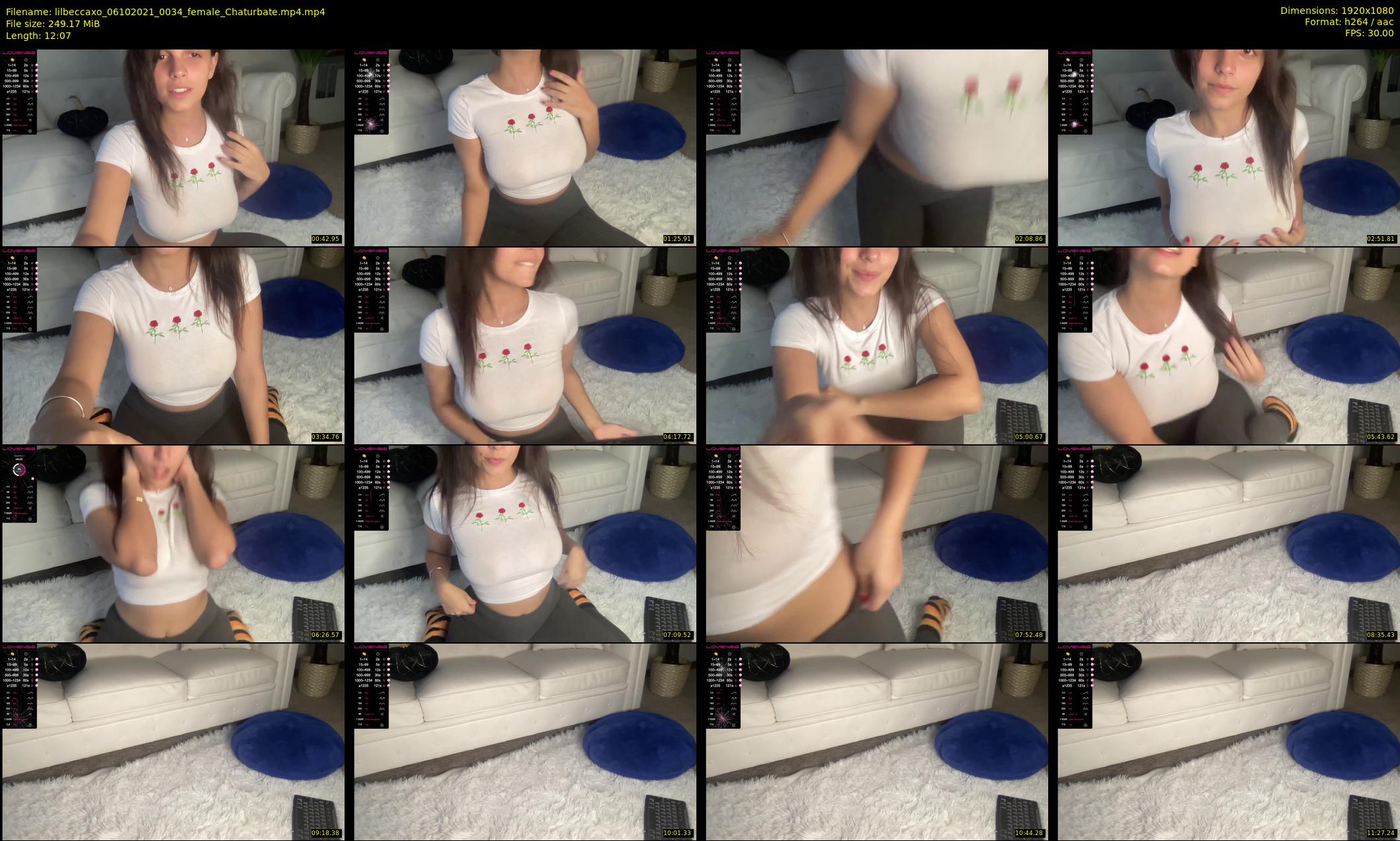 lilbeccaxo — 13 minute Chaturbate female cam show recording, 1080p, Oct 6, 2021