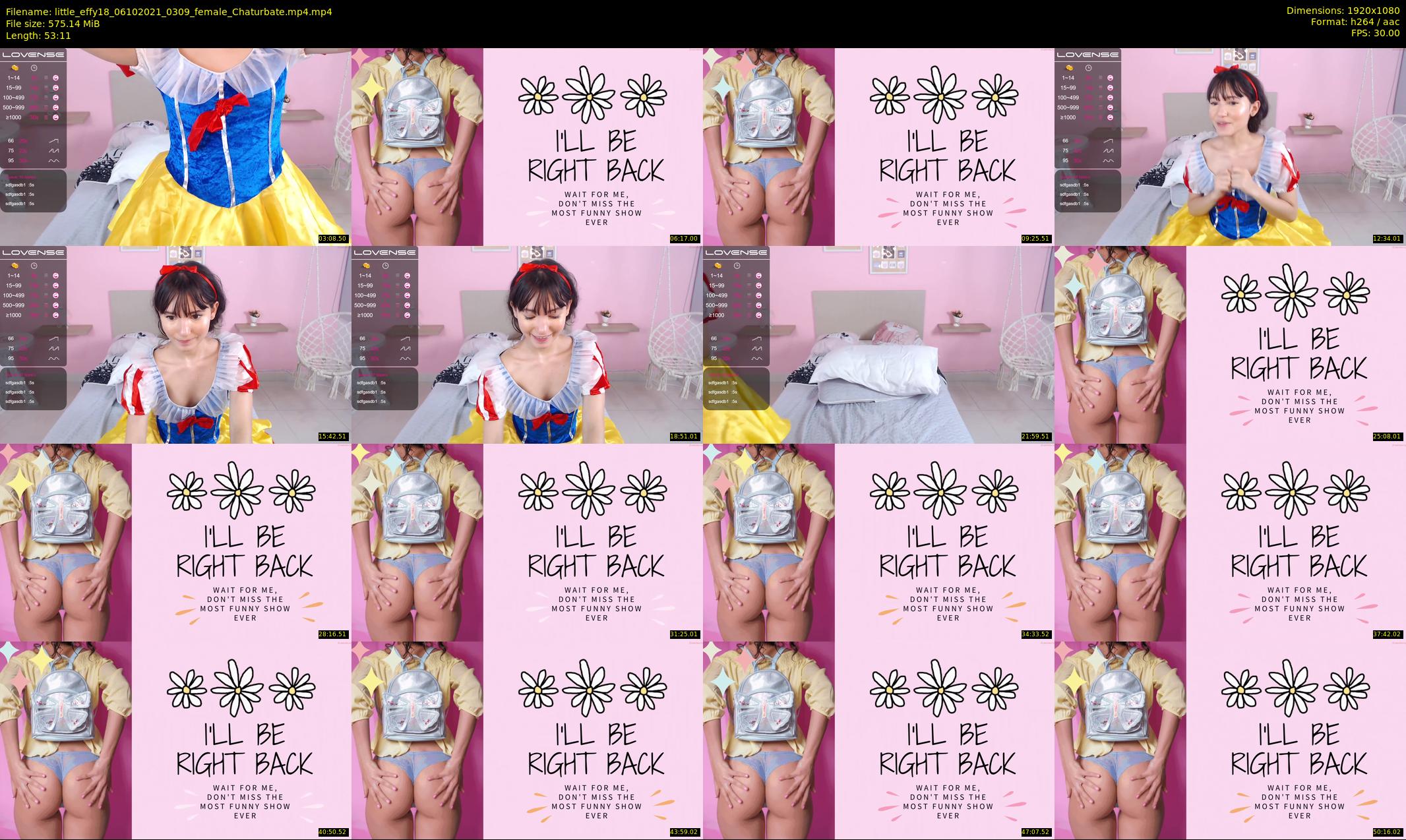 little_effy18 — 54 minute Chaturbate female cam show recording, 1080p, Oct 6, 2021