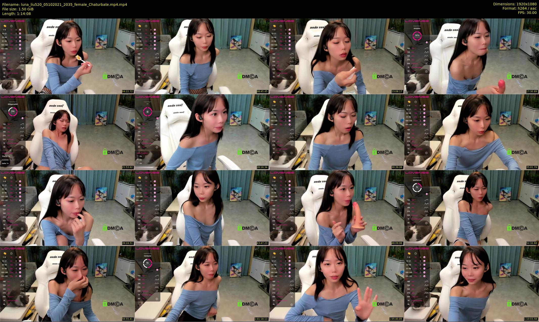 luna_liu520 — 75 minute Chaturbate female cam show recording, 1080p, Oct 5, 2021