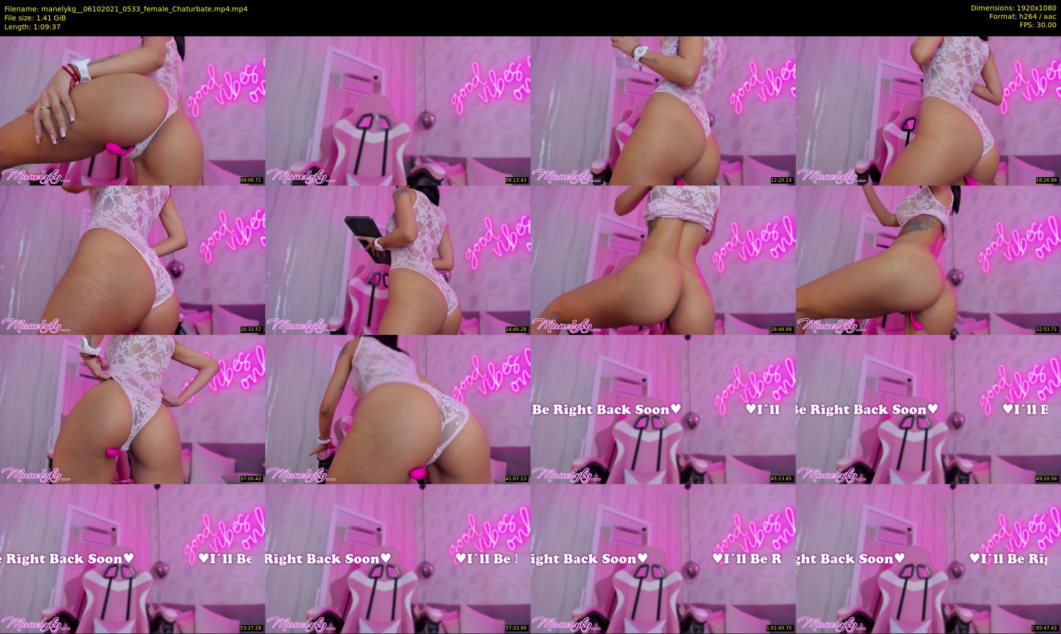 manelykg_ — 70 minute Chaturbate female cam show recording, 1080p, Oct 6, 2021
