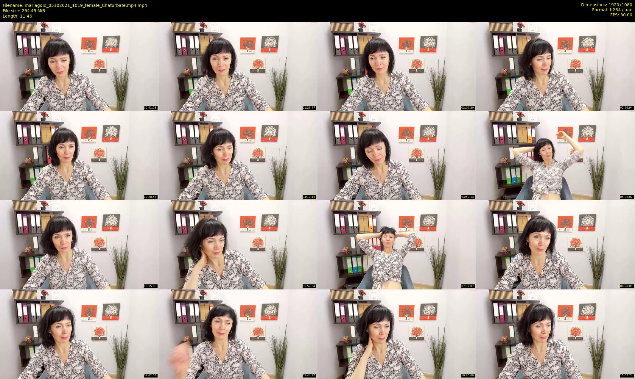 mariagold — 12 minute Chaturbate female cam show recording, 1080p, Oct 5, 2021