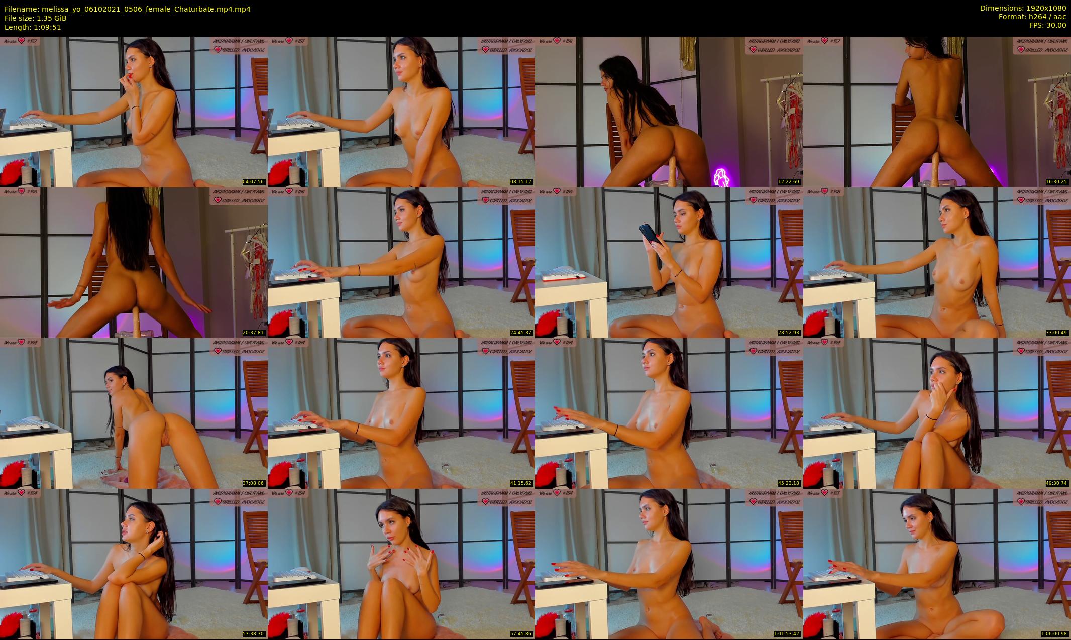 melissa_yo — 70 minute Chaturbate female cam show recording, 1080p, Oct 6, 2021