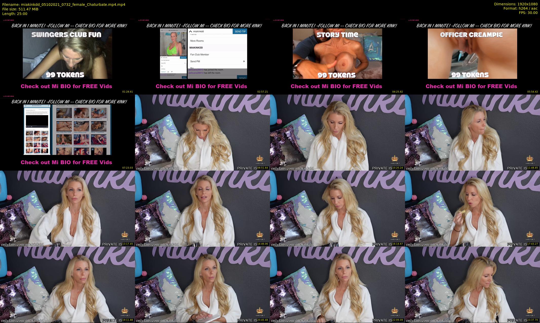 miakinkdd — 25 minute Chaturbate female cam show recording, 1080p, Oct 5, 2021