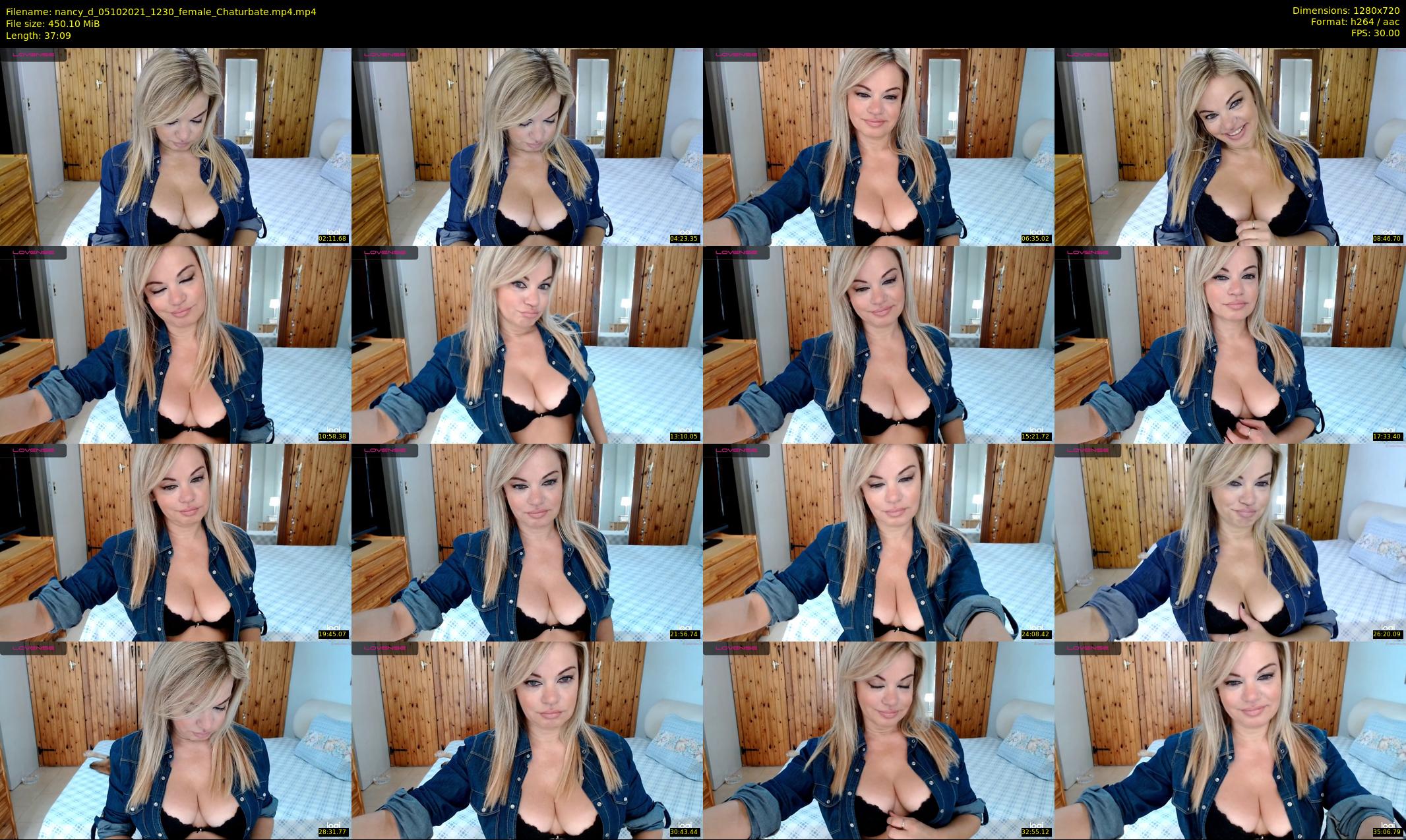 nancy_d — 38 minute Chaturbate female cam show recording, 720p, Oct 5, 2021