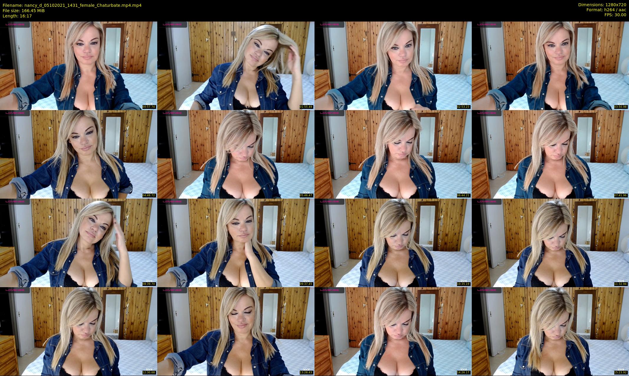 nancy_d — 17 minute Chaturbate female cam show recording, 720p, Oct 5, 2021
