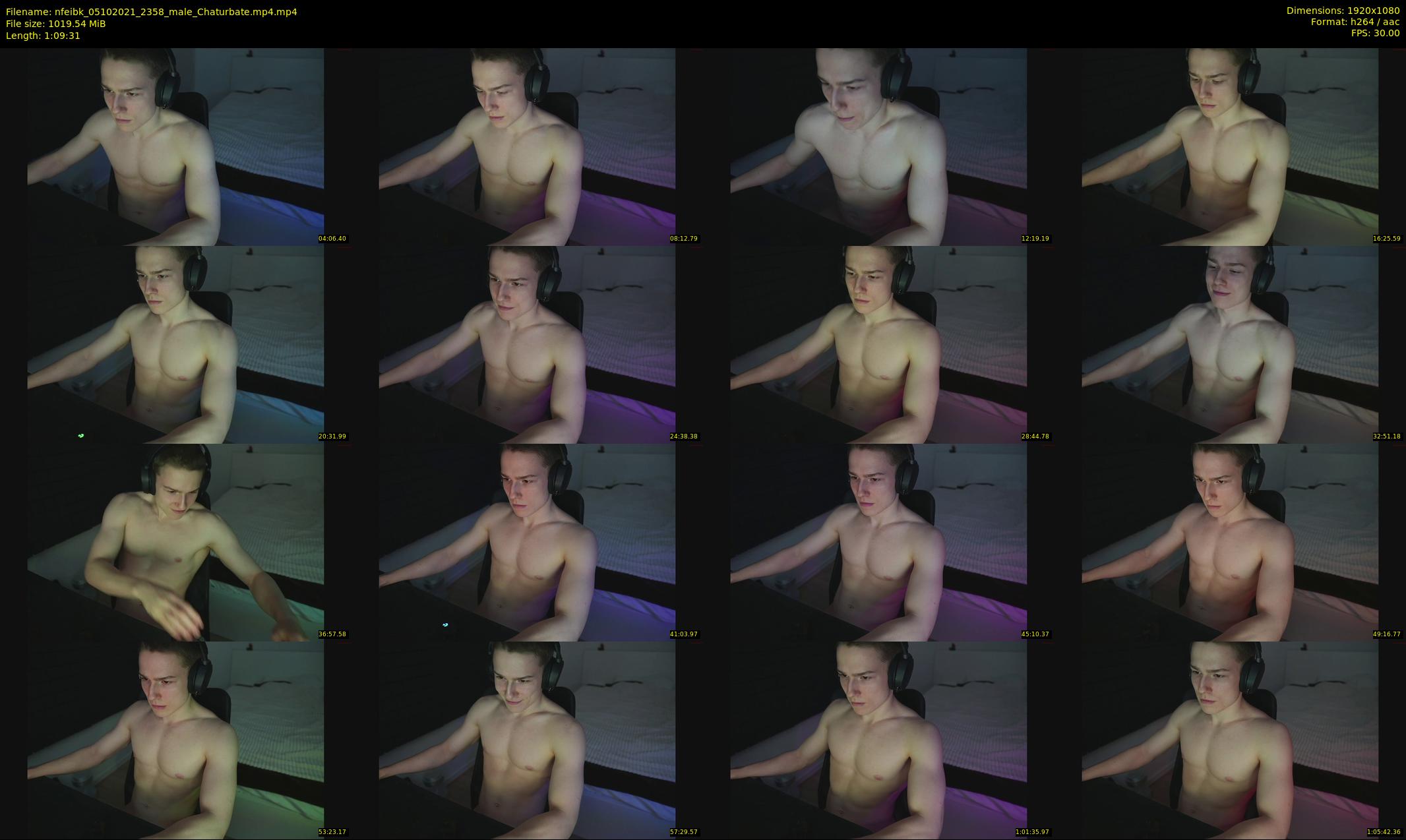 nfeibk — 70 minute Chaturbate male cam show recording, 1080p, Oct 5, 2021