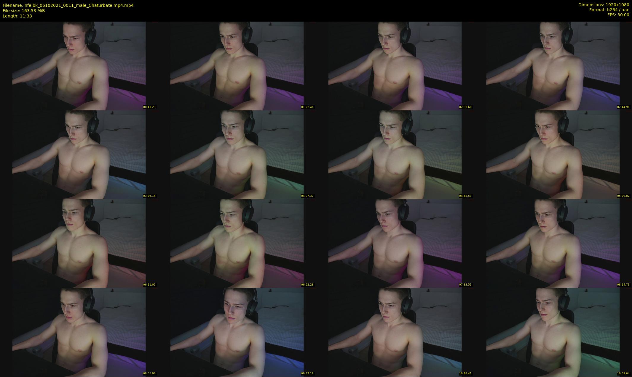 nfeibk — 12 minute Chaturbate male cam show recording, 1080p, Oct 6, 2021