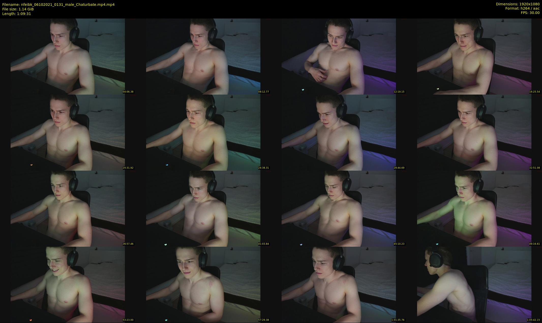 nfeibk — 70 minute Chaturbate male cam show recording, 1080p, Oct 6, 2021