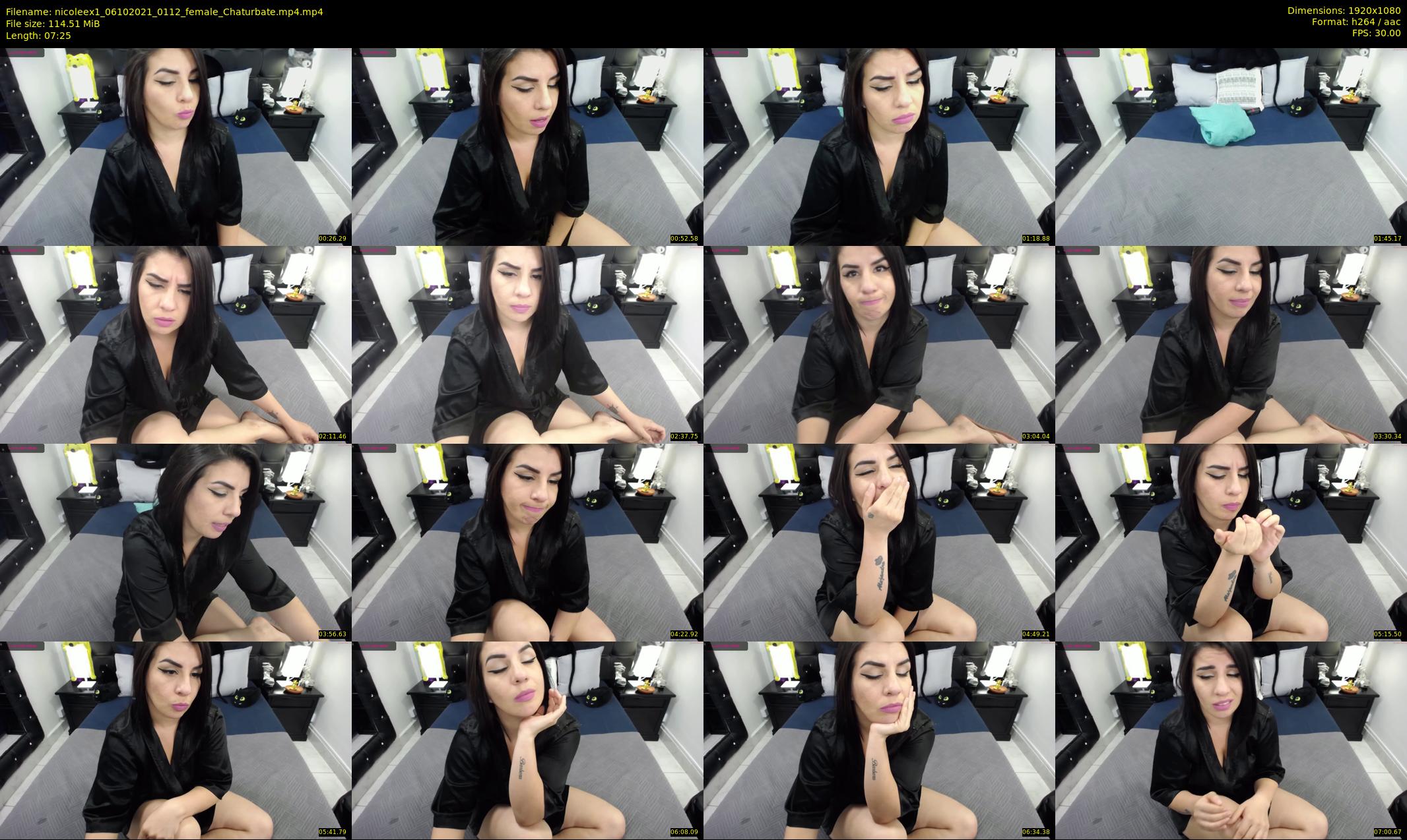 nicoleex1 — 8 minute Chaturbate female cam show recording, 1080p, Oct 6, 2021