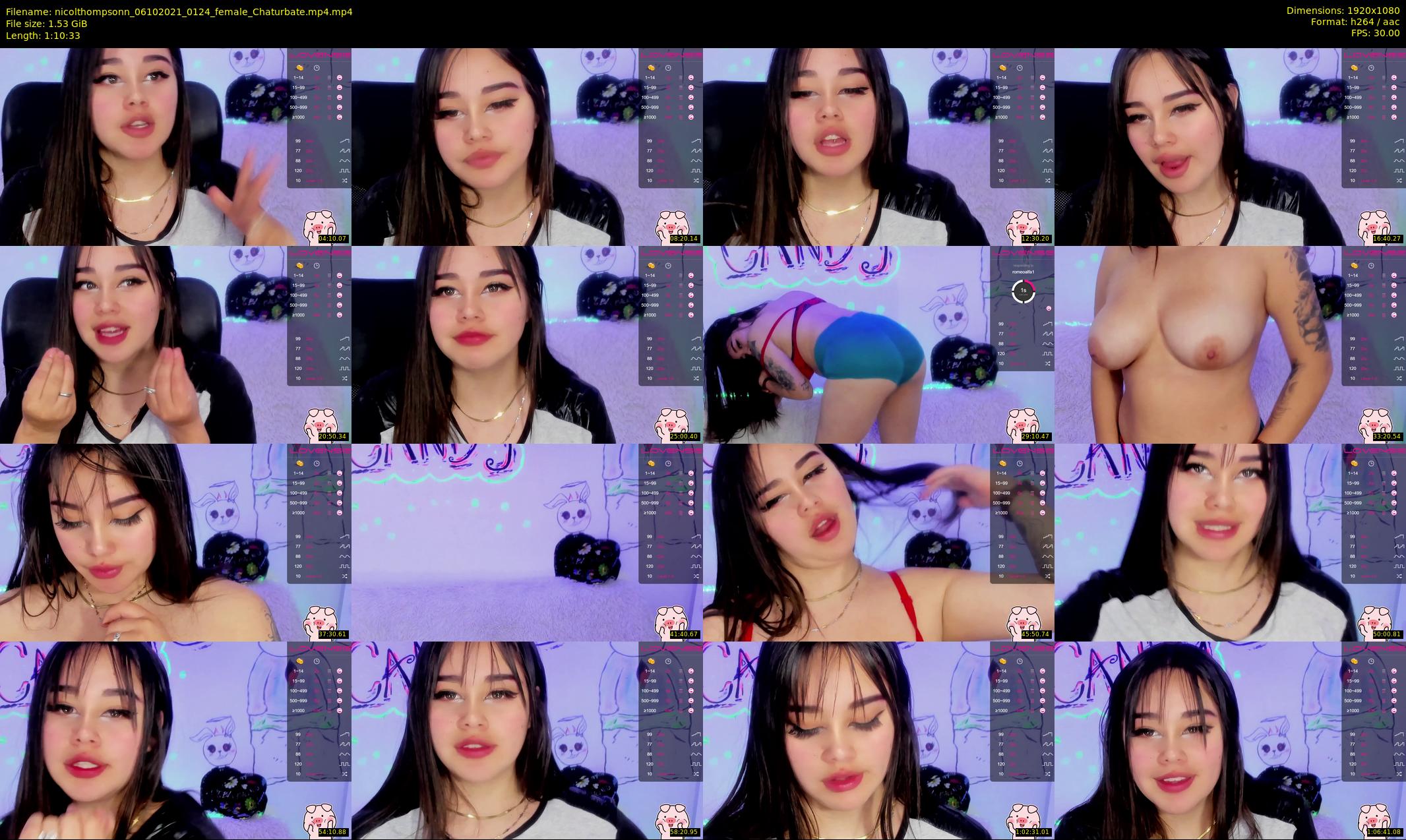 nicolthompsonn — 71 minute Chaturbate female cam show recording, 1080p, Oct 6, 2021