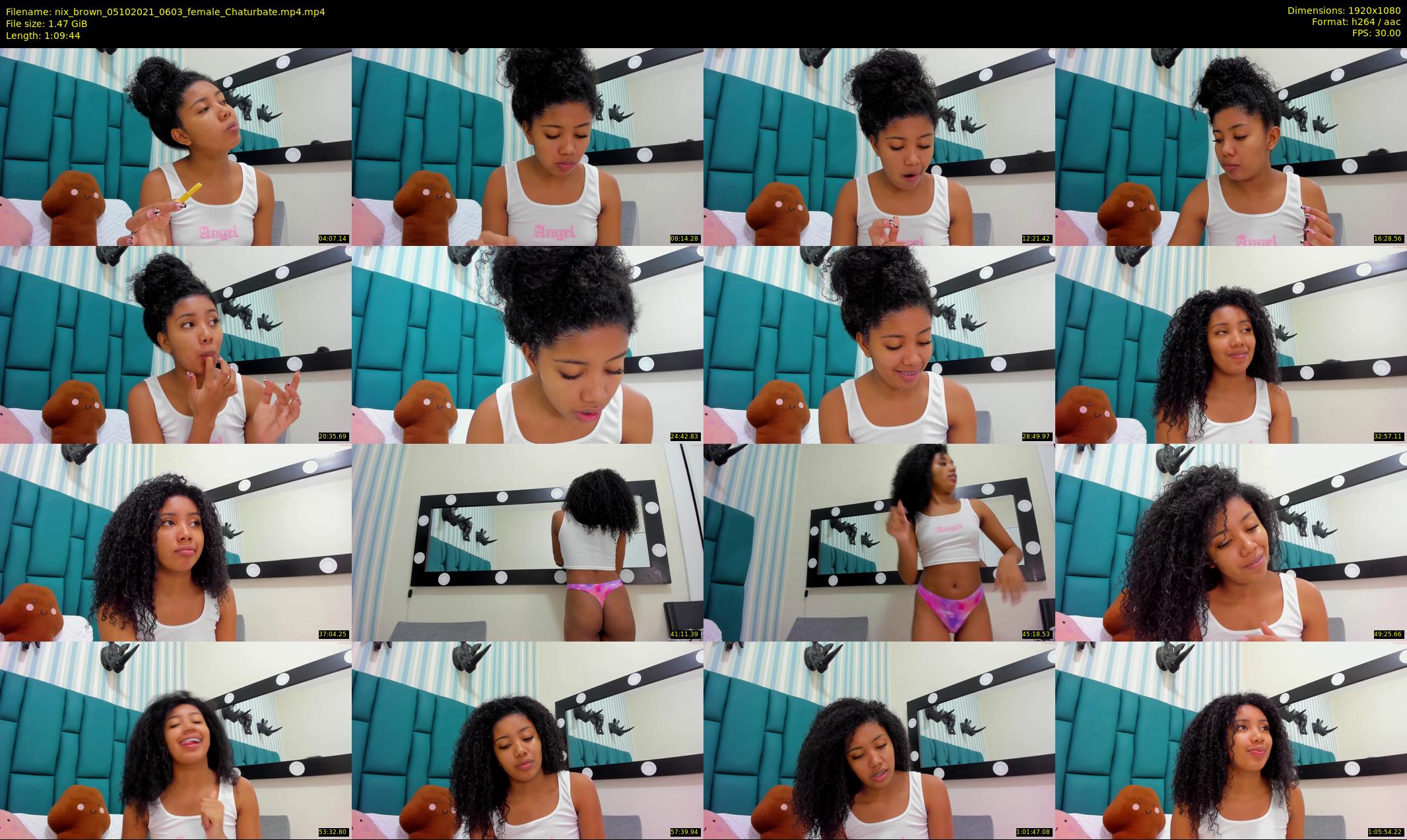 nix_brown — 70 minute Chaturbate female cam show recording, 1080p, Oct 5, 2021