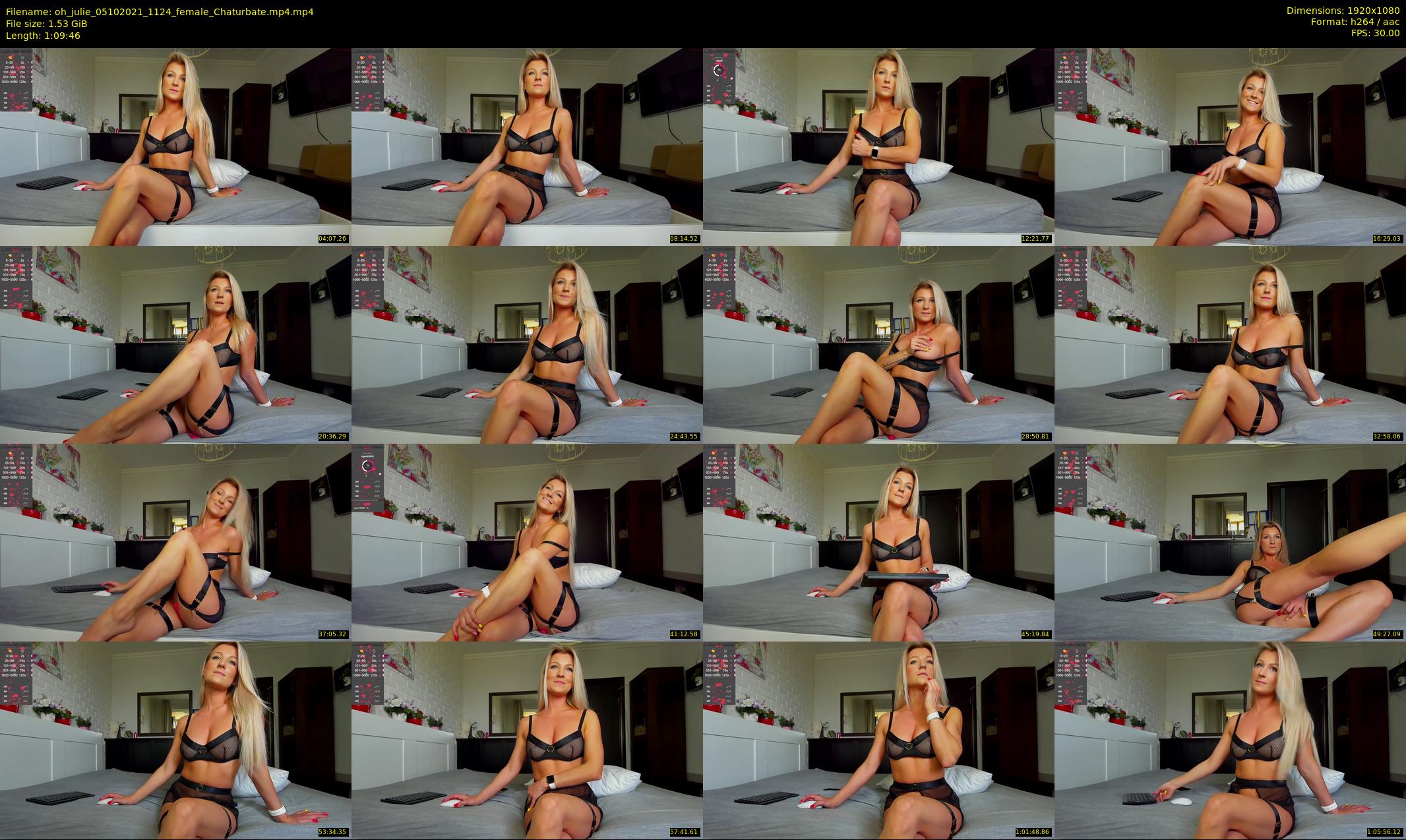oh_julie — 70 minute Chaturbate female cam show recording, 1080p, Oct 5, 2021