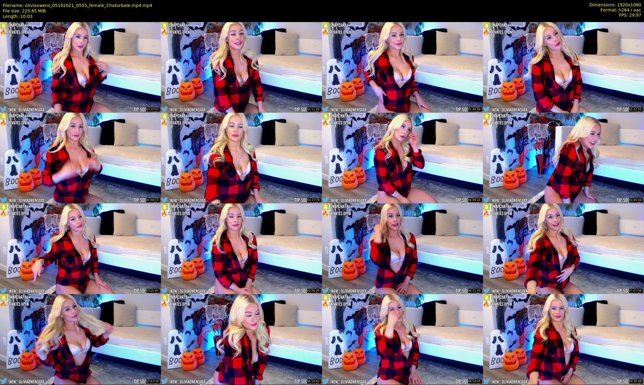 oliviaowens — 11 minute Chaturbate female cam show recording, 1080p, Oct 5, 2021