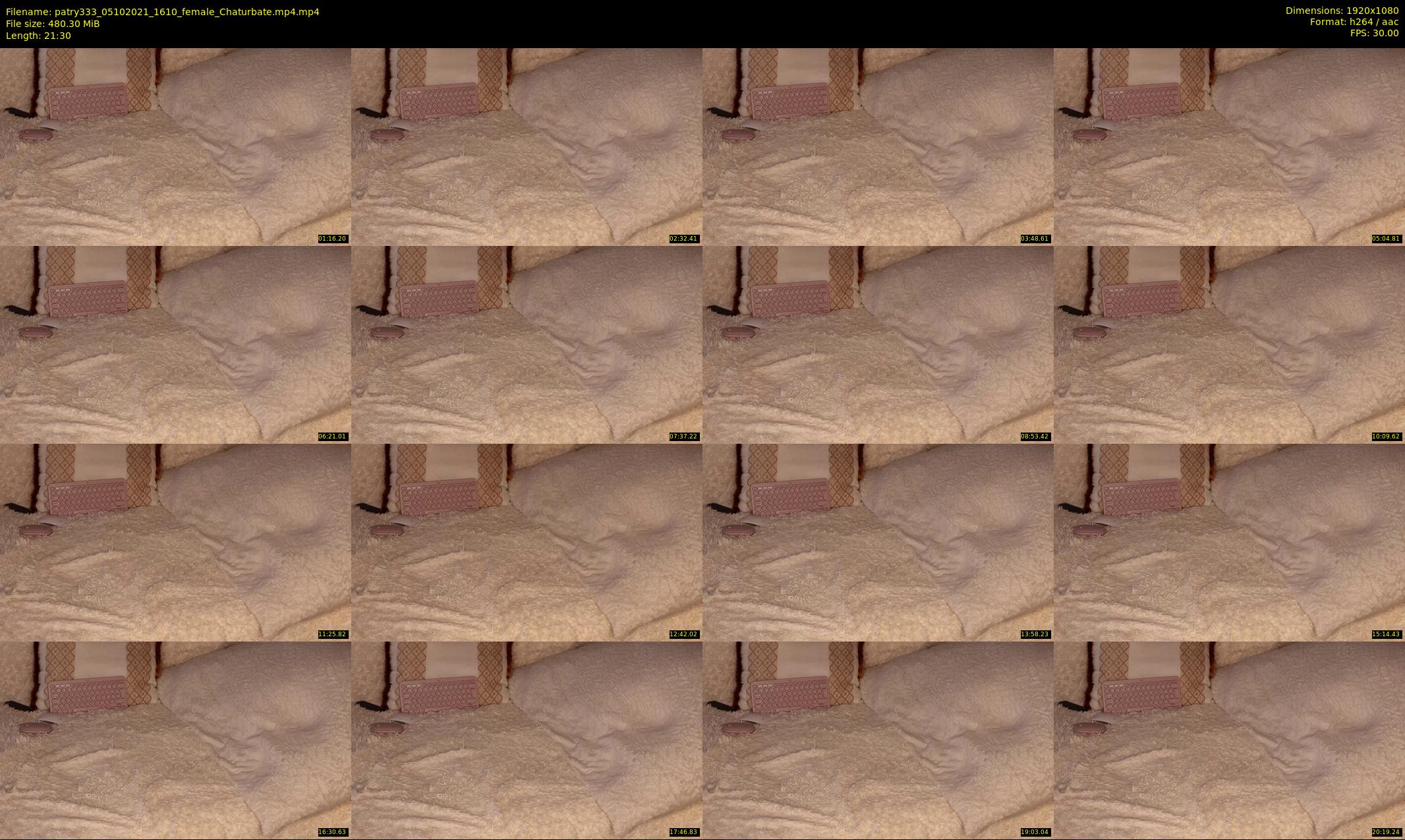 patry333 — 22 minute Chaturbate female cam show recording, 1080p, Oct 5, 2021
