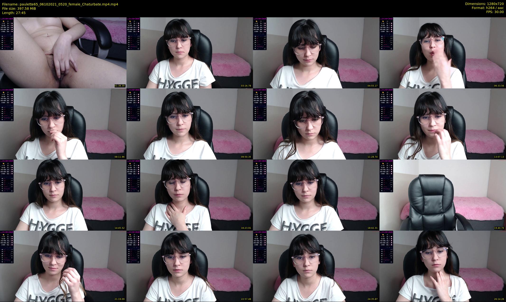 paulette65 — 28 minute Chaturbate female cam show recording, 720p, Oct 6, 2021