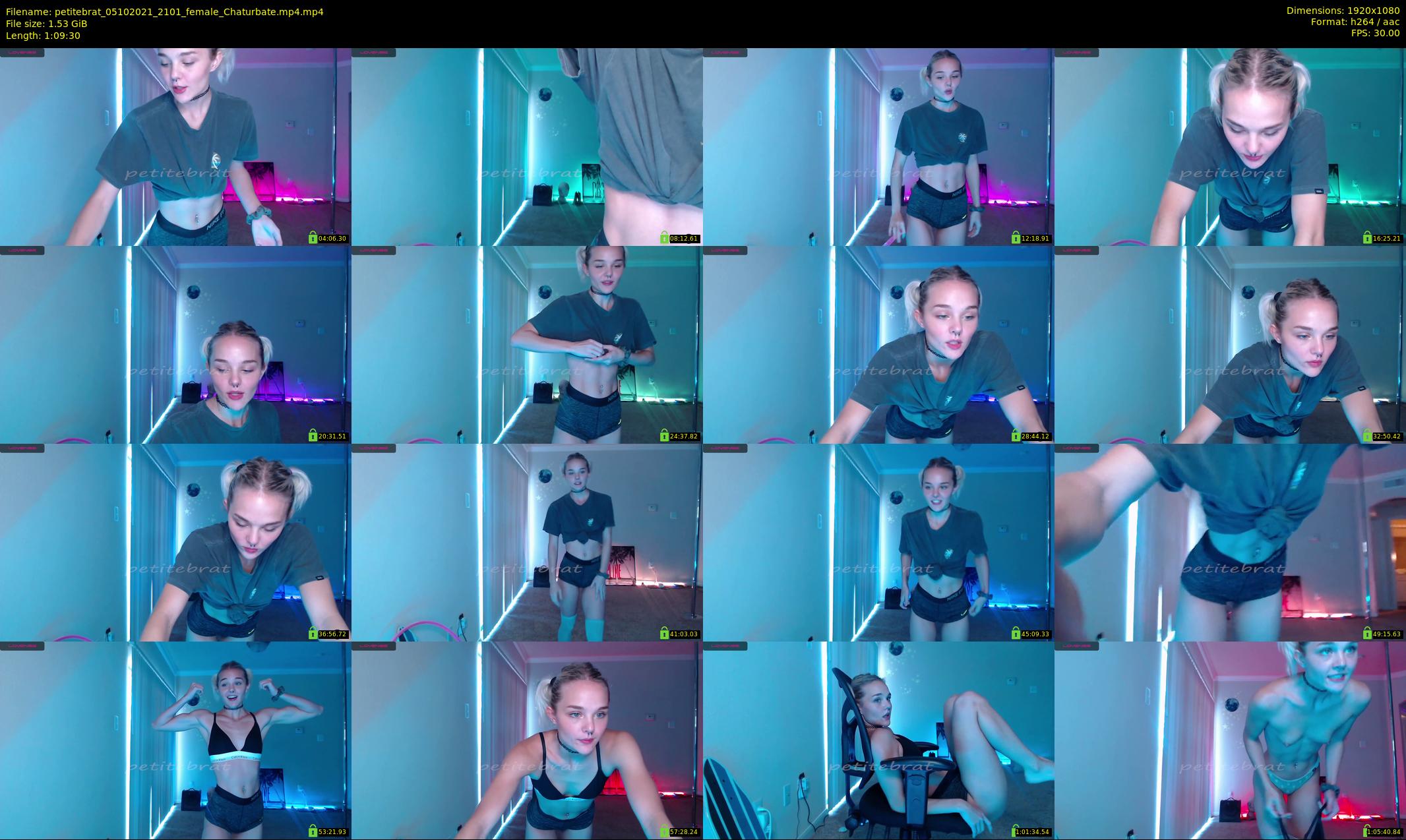 petitebrat — 70 minute Chaturbate female cam show recording, 1080p, Oct 5, 2021